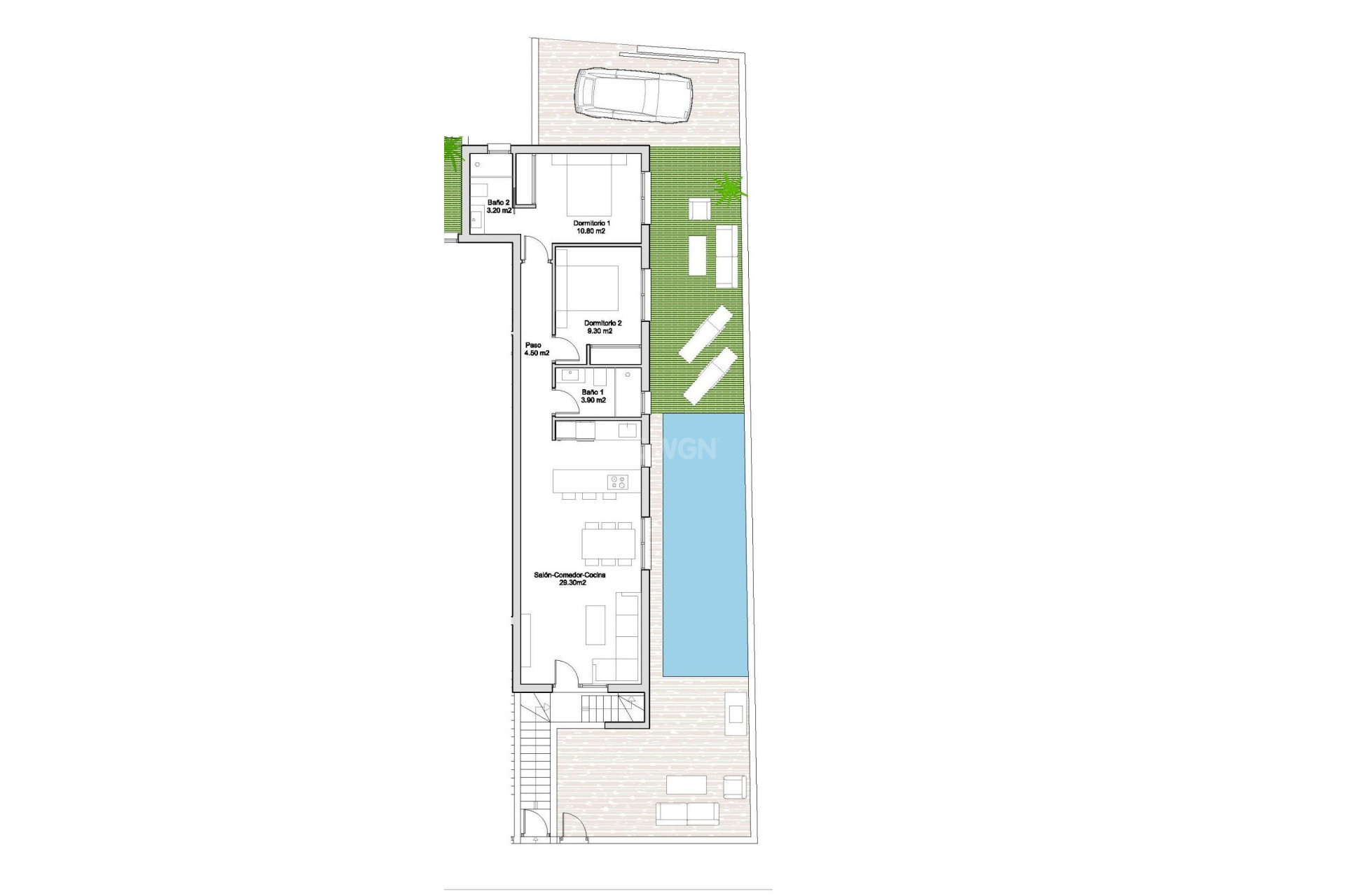 Neue Gebäude - Bungalow - Santiago de la ribera - SANTIAGO DE LA RIBERA