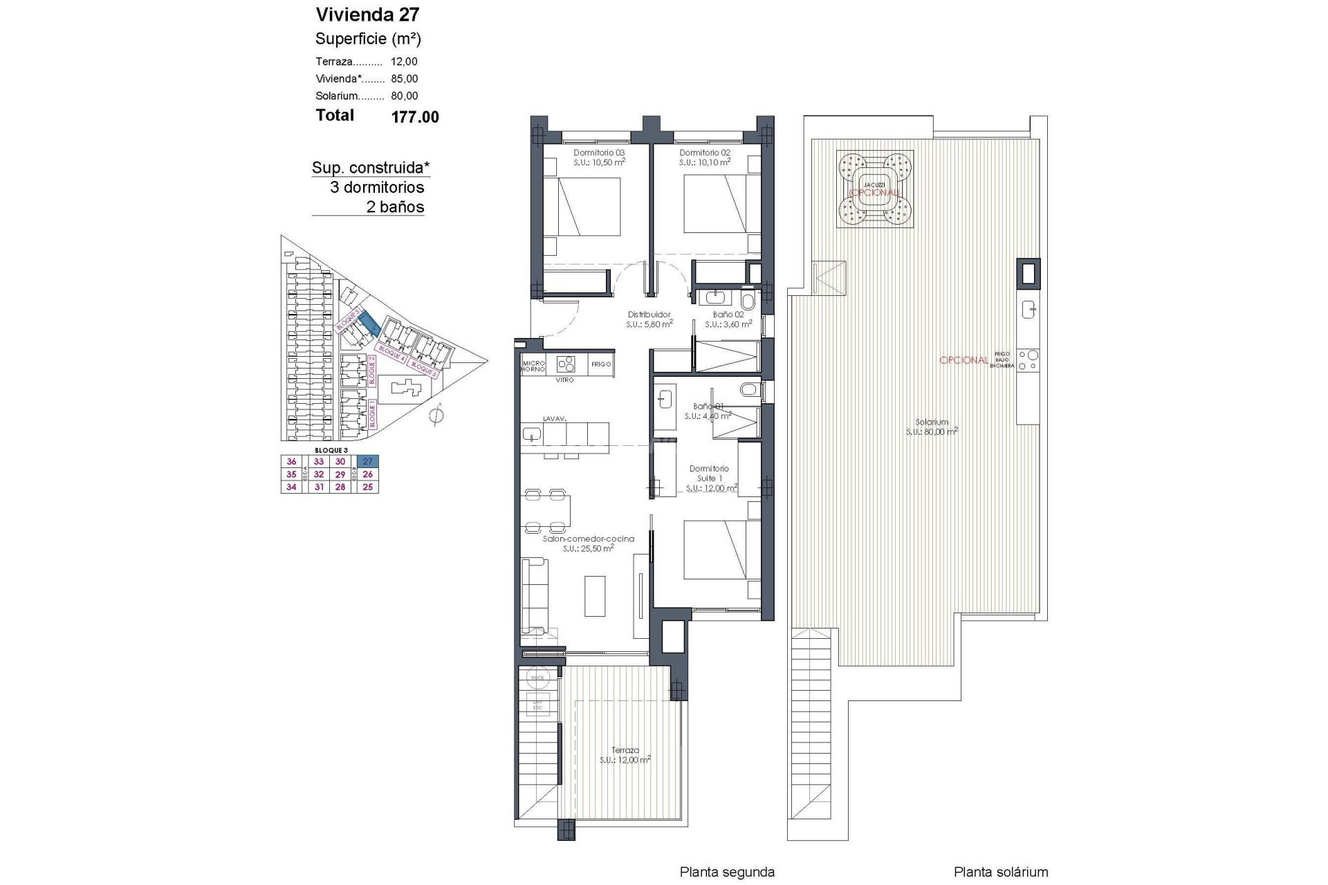 Neue Gebäude - Penthouse - Los Alcázares - Serena Golf