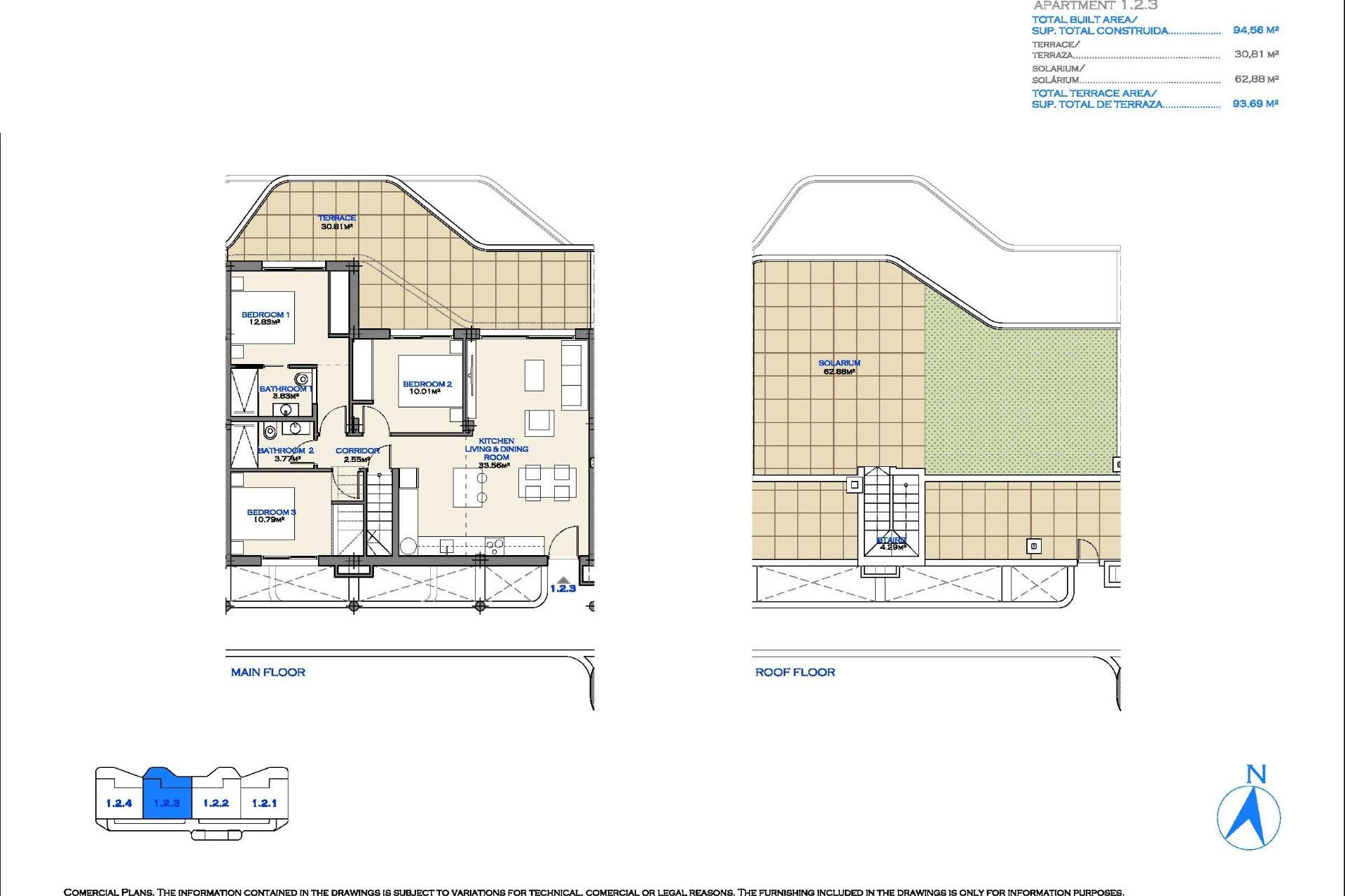 Neue Gebäude - Penthouse - Los Alcázares - Serena Golf