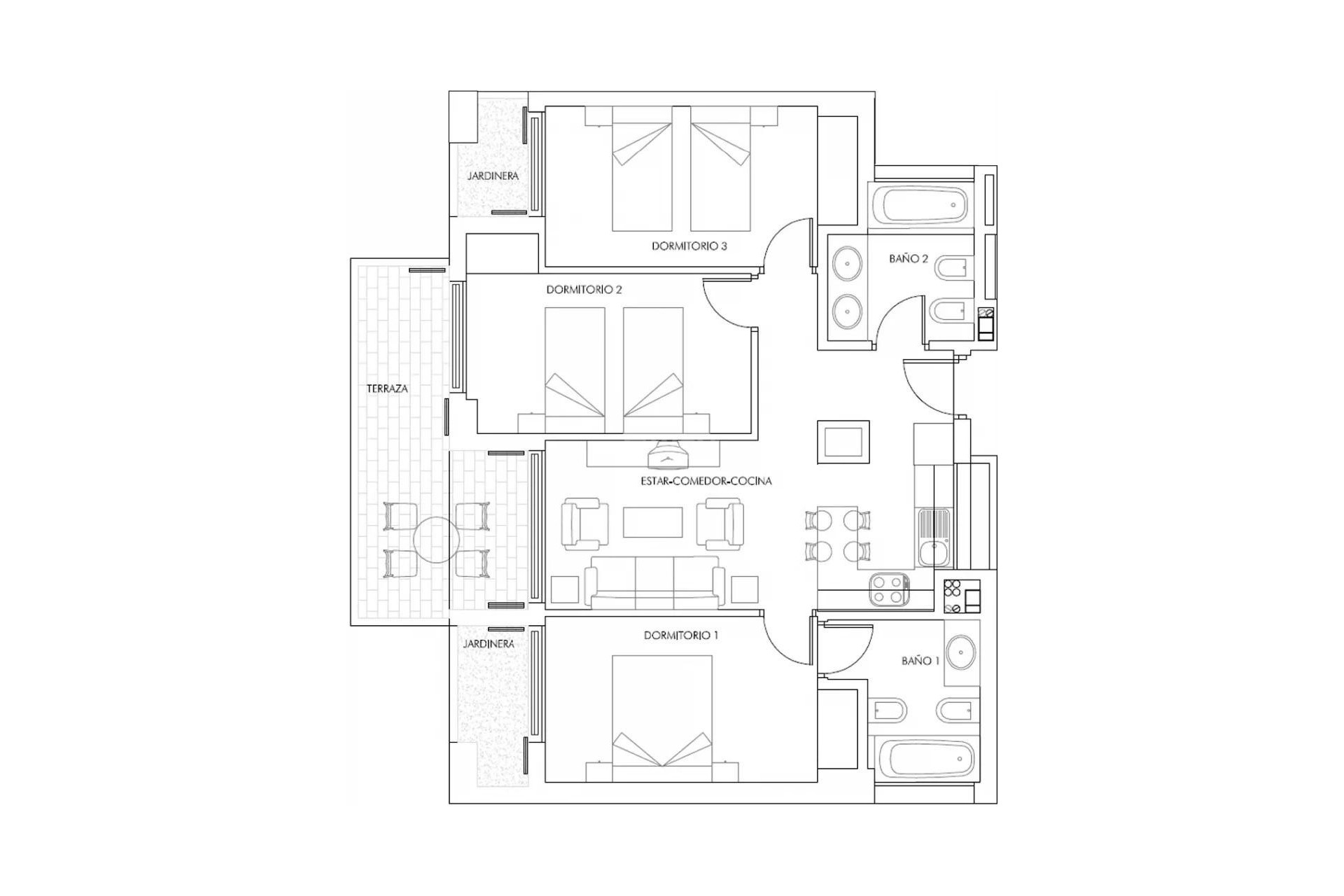 Neue Gebäude - Penthouse - Vera - Puerto del Rey