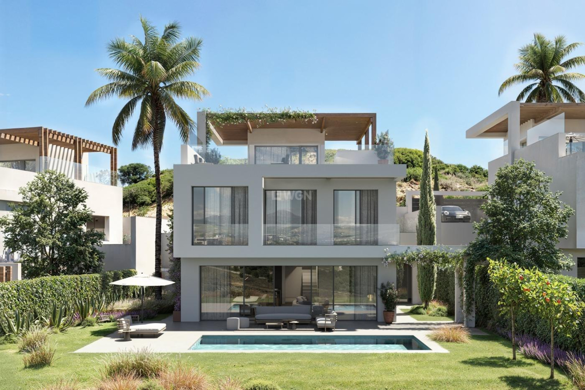 Neue Gebäude - Villa - Casares - Finca Cortesín