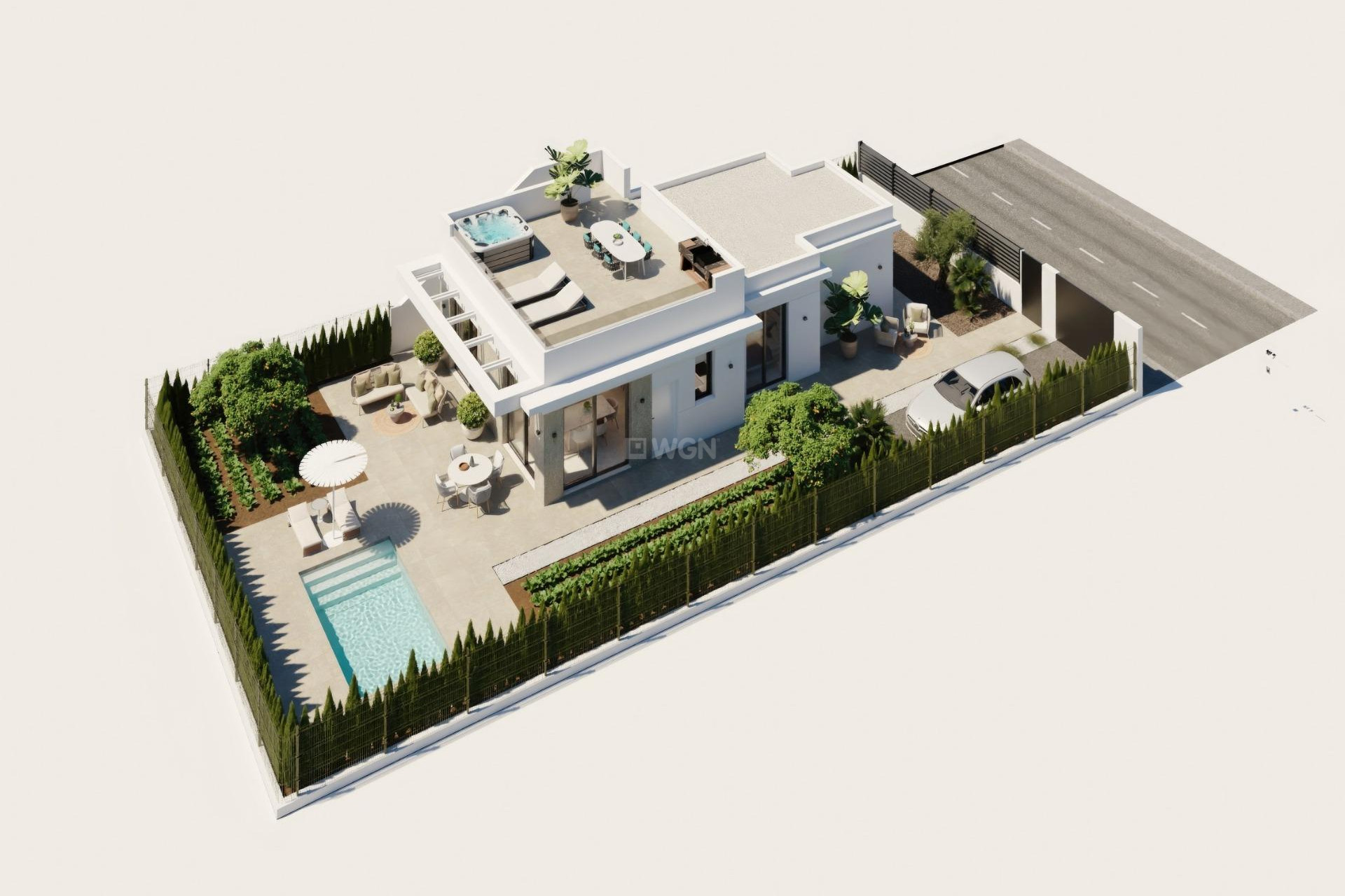 Neue Gebäude - Villa - Fuente Álamo - Hacienda Del Álamo Golf