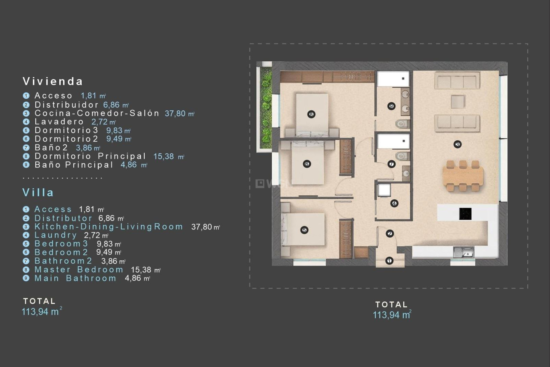 Neue Gebäude - Villa - Orihuela Costa - Las Filipinas