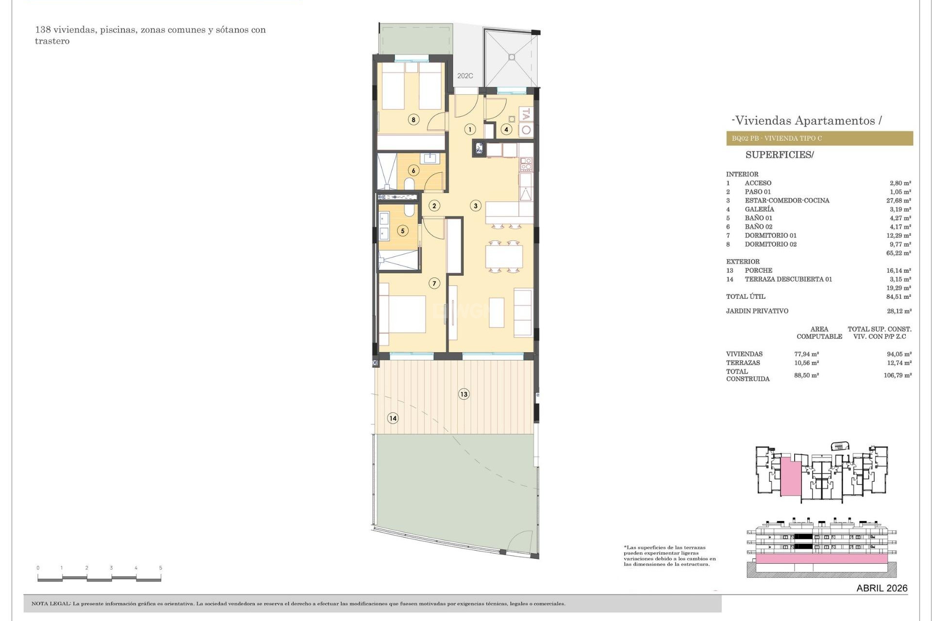 Neue Gebäude - Wohnung - Finestrat - Campana Garden
