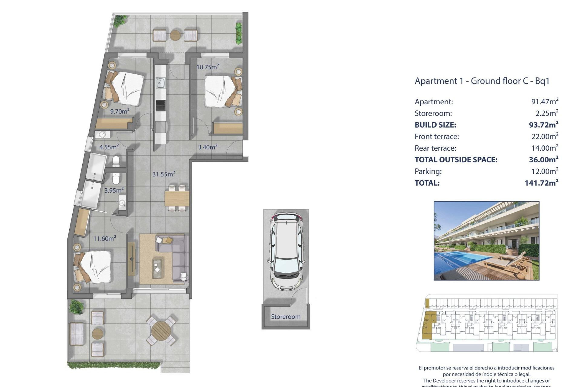 Neue Gebäude - Wohnung - Los Alcázares - Los Narejos