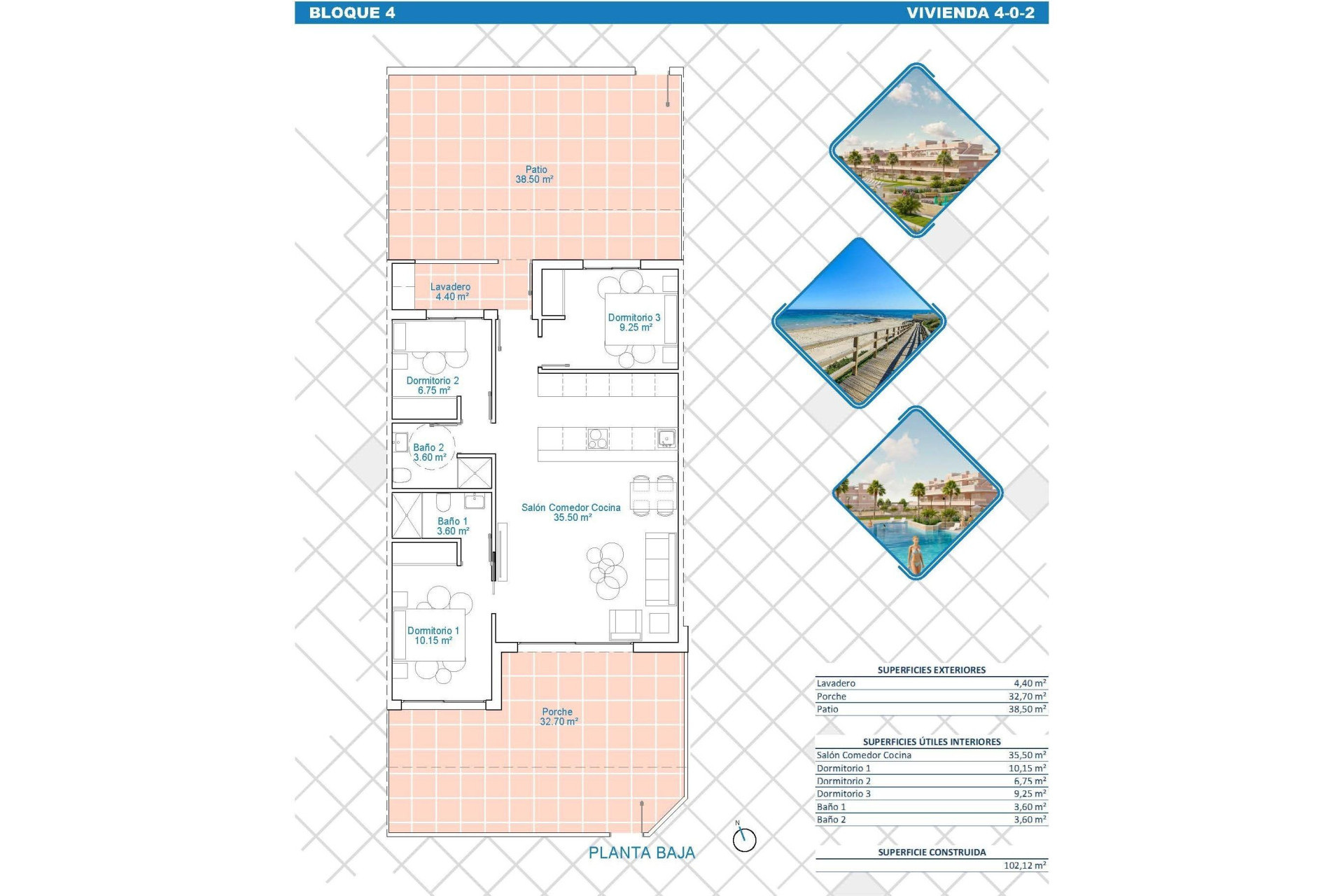 Neue Gebäude - Wohnung - Pilar de la Horadada - Lo Monte