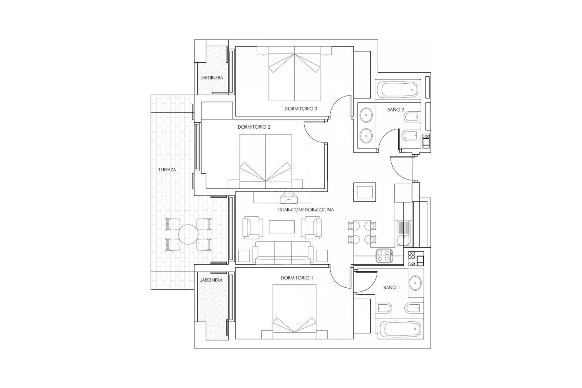 Neue Gebäude - Wohnung - Vera - Puerto del Rey