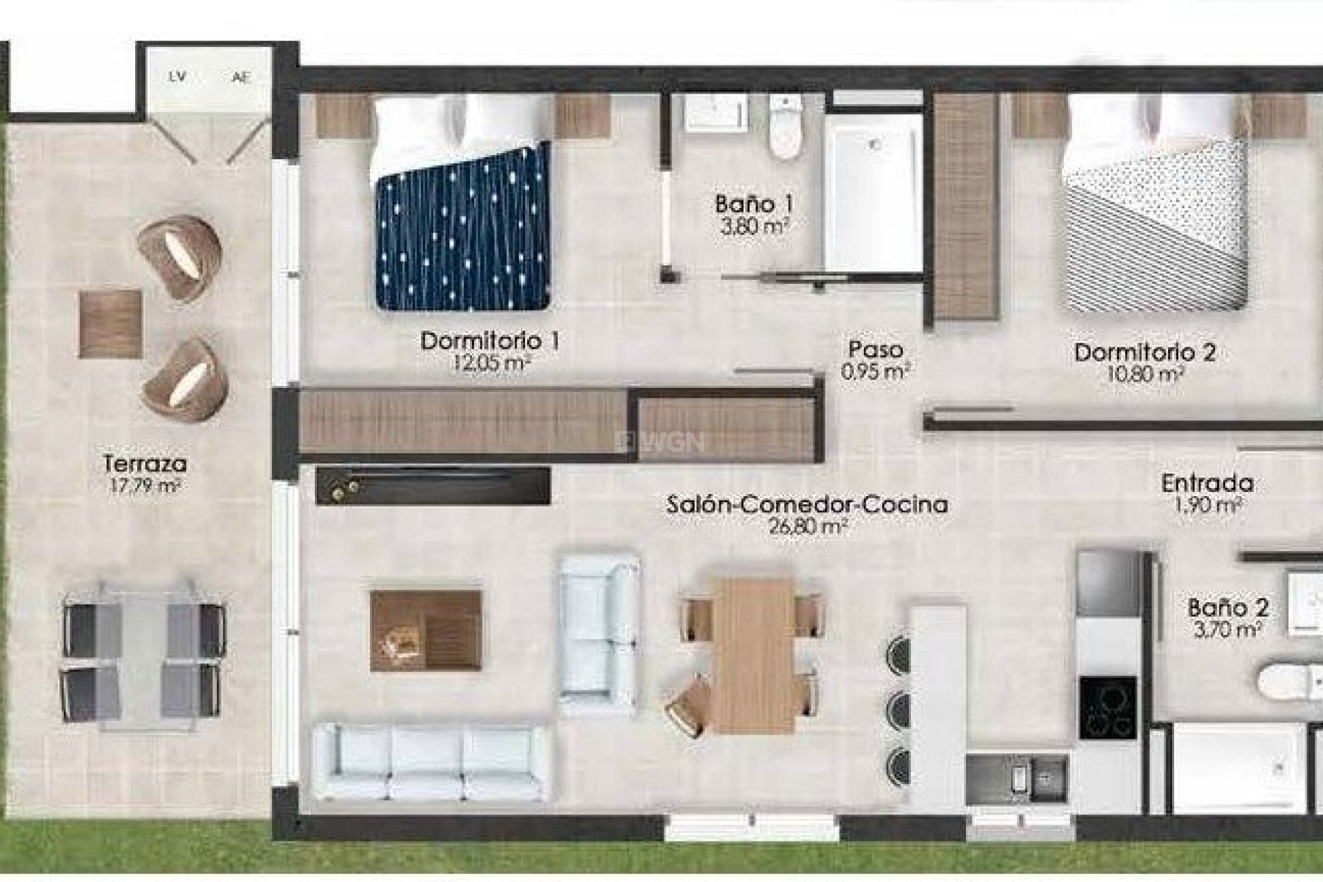 New Build - Apartment / flat - Alhama De Murcia - Condado De Alhama Golf Resort