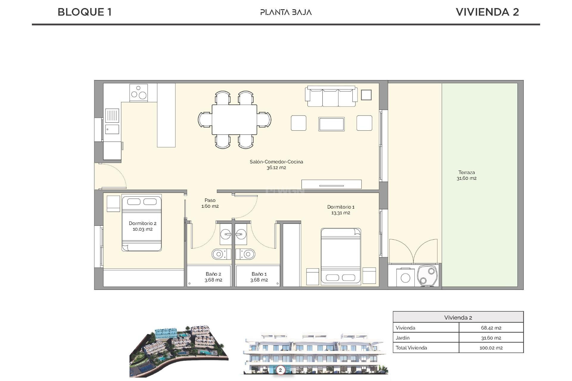 New Build - Apartment / flat - Finestrat - Puig Campana Golf