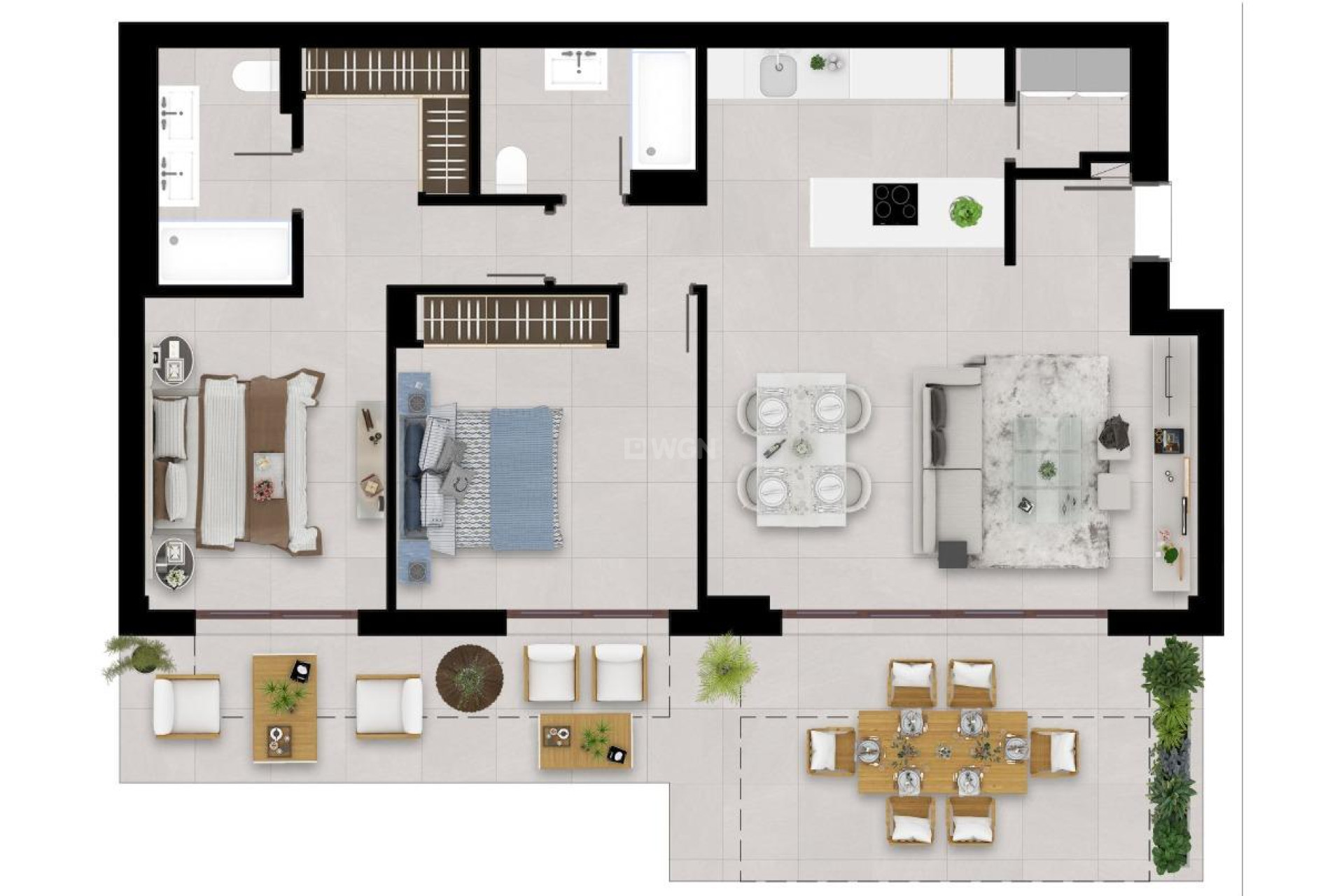 New Build - Apartment / flat - Istán - Urbaniz. Cerros del Lago