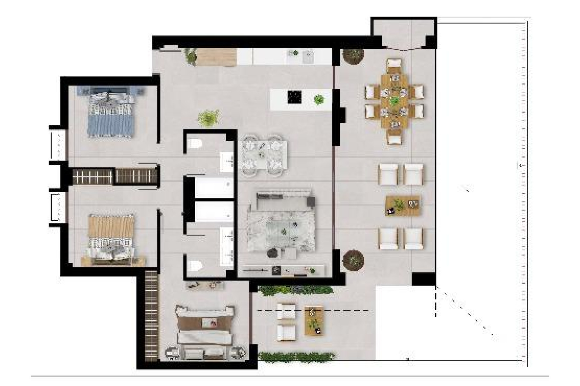 New Build - Apartment / flat - Istán - Urbaniz. Cerros del Lago