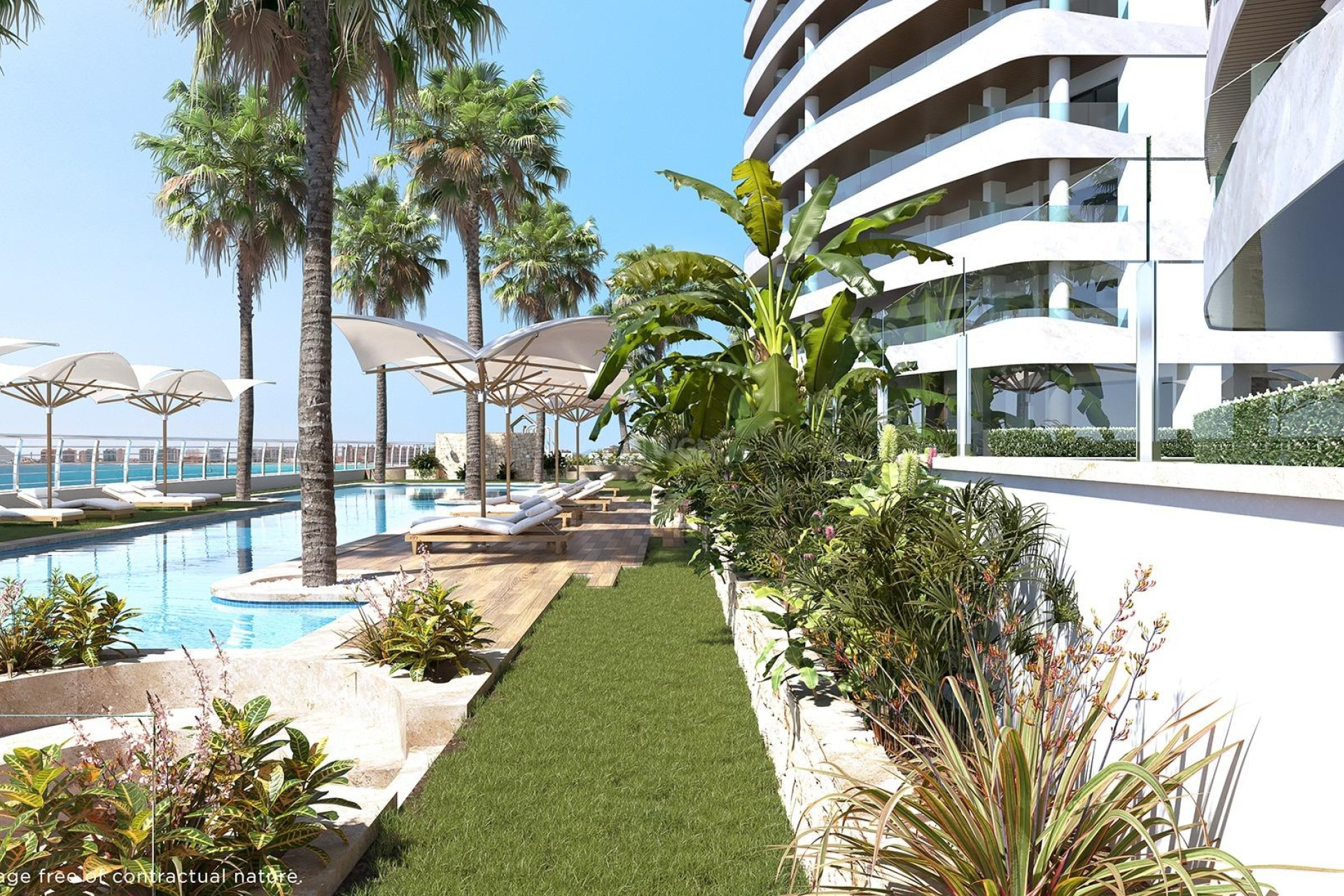 New Build - Apartment / flat - La Manga del Mar Menor - 1ª Linea Del Mar Mediterraneo