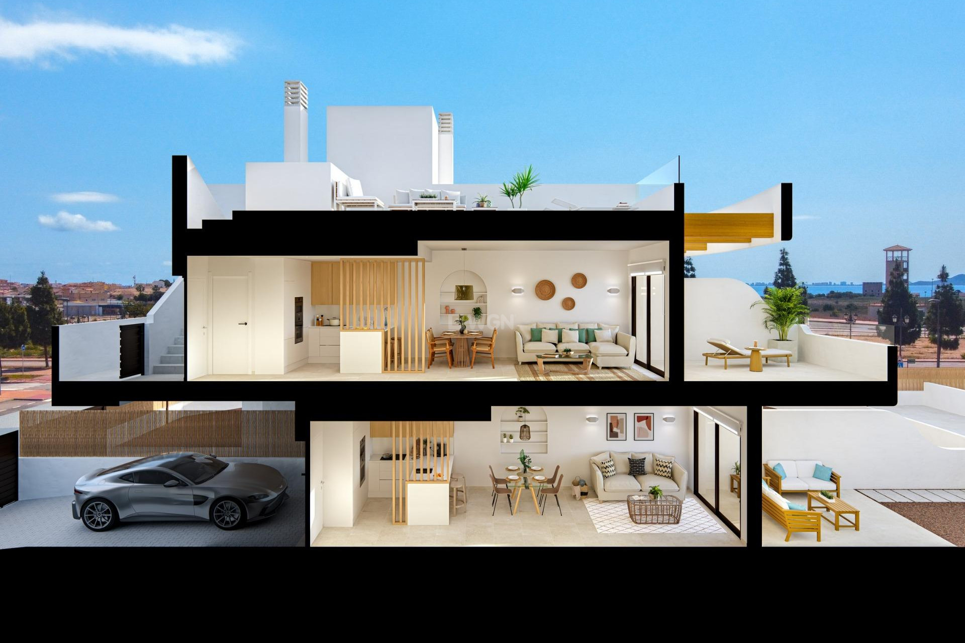 New Build - Apartment / flat - Los Alcázares - Serena Golf