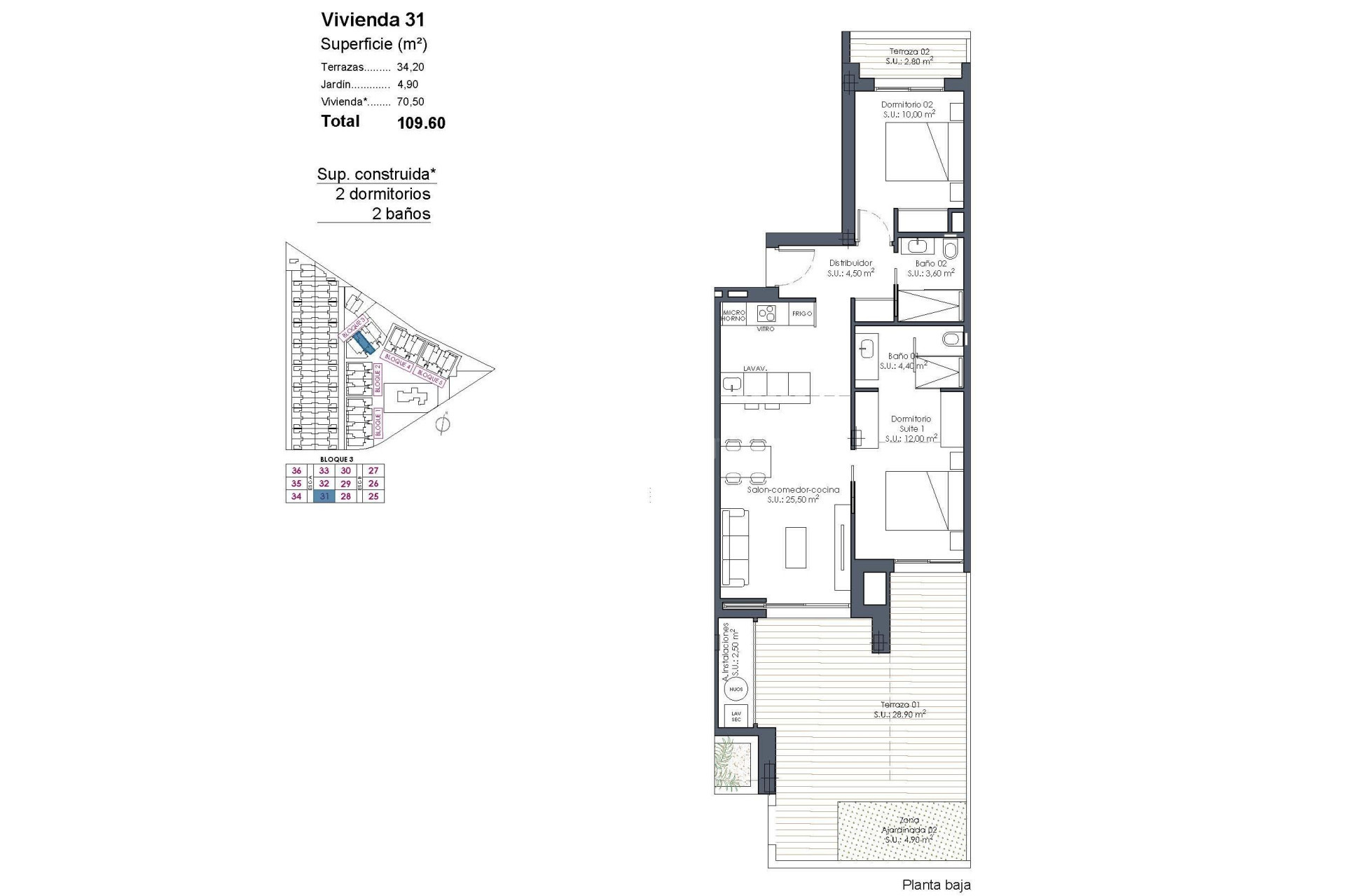 New Build - Apartment / flat - Los Alcázares - Serena Golf