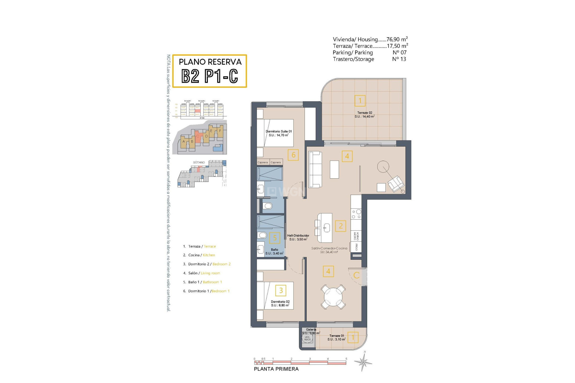 New Build - Apartment / flat - Los Alcázares - Serena Golf
