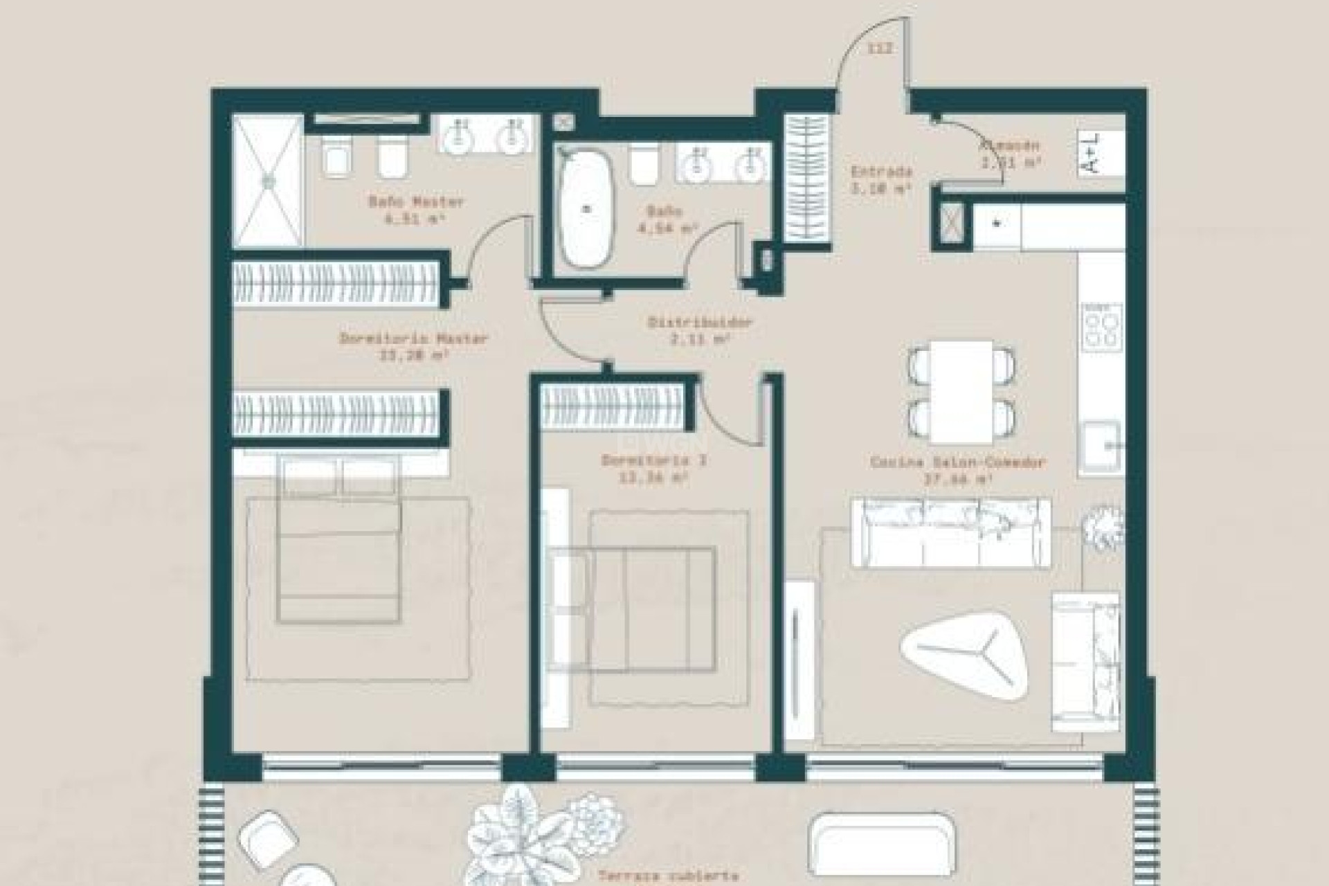 New Build - Apartment / flat - Mijas - Mijas pueblo