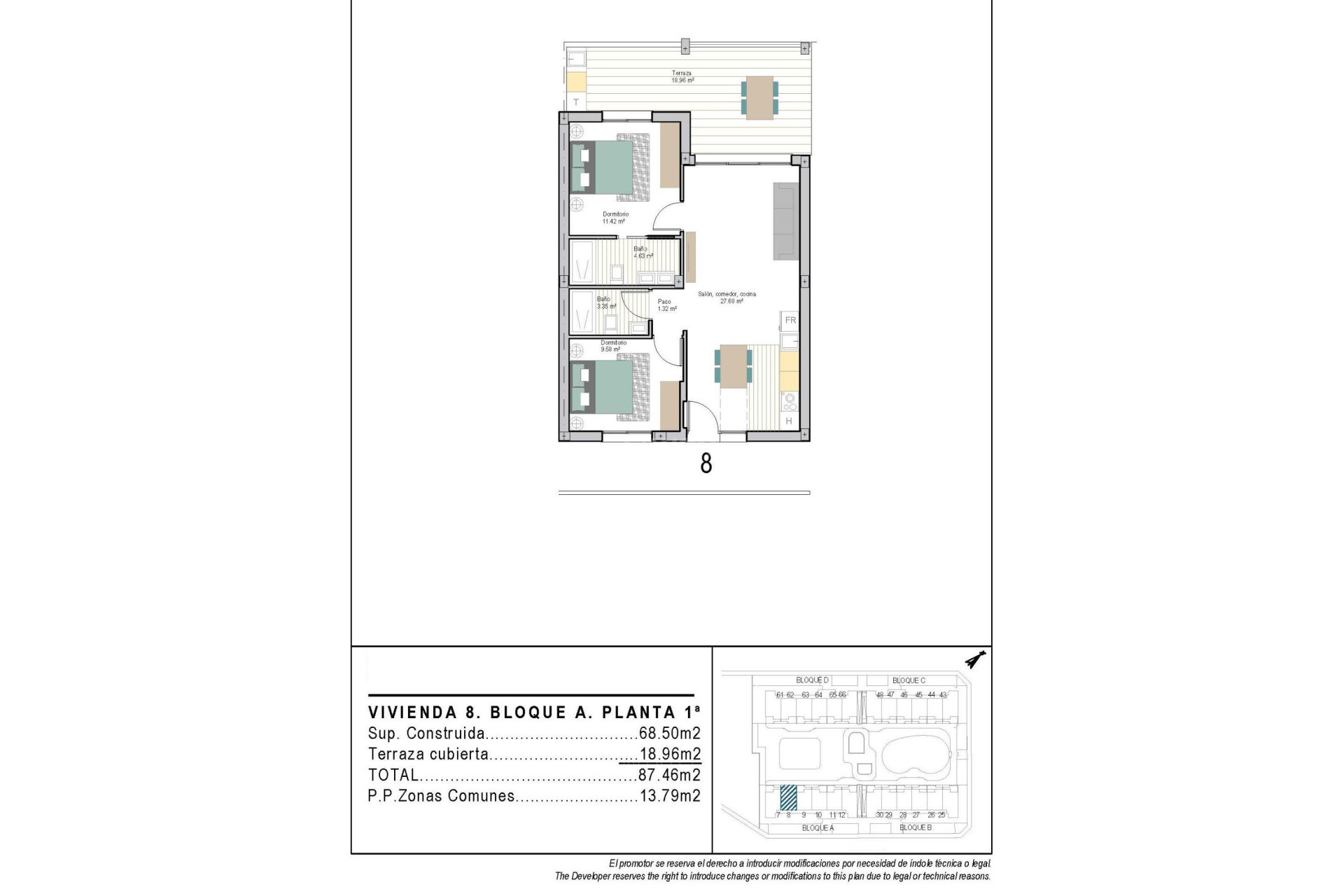 New Build - Apartment / flat - Torre Pacheco - San Cayetano