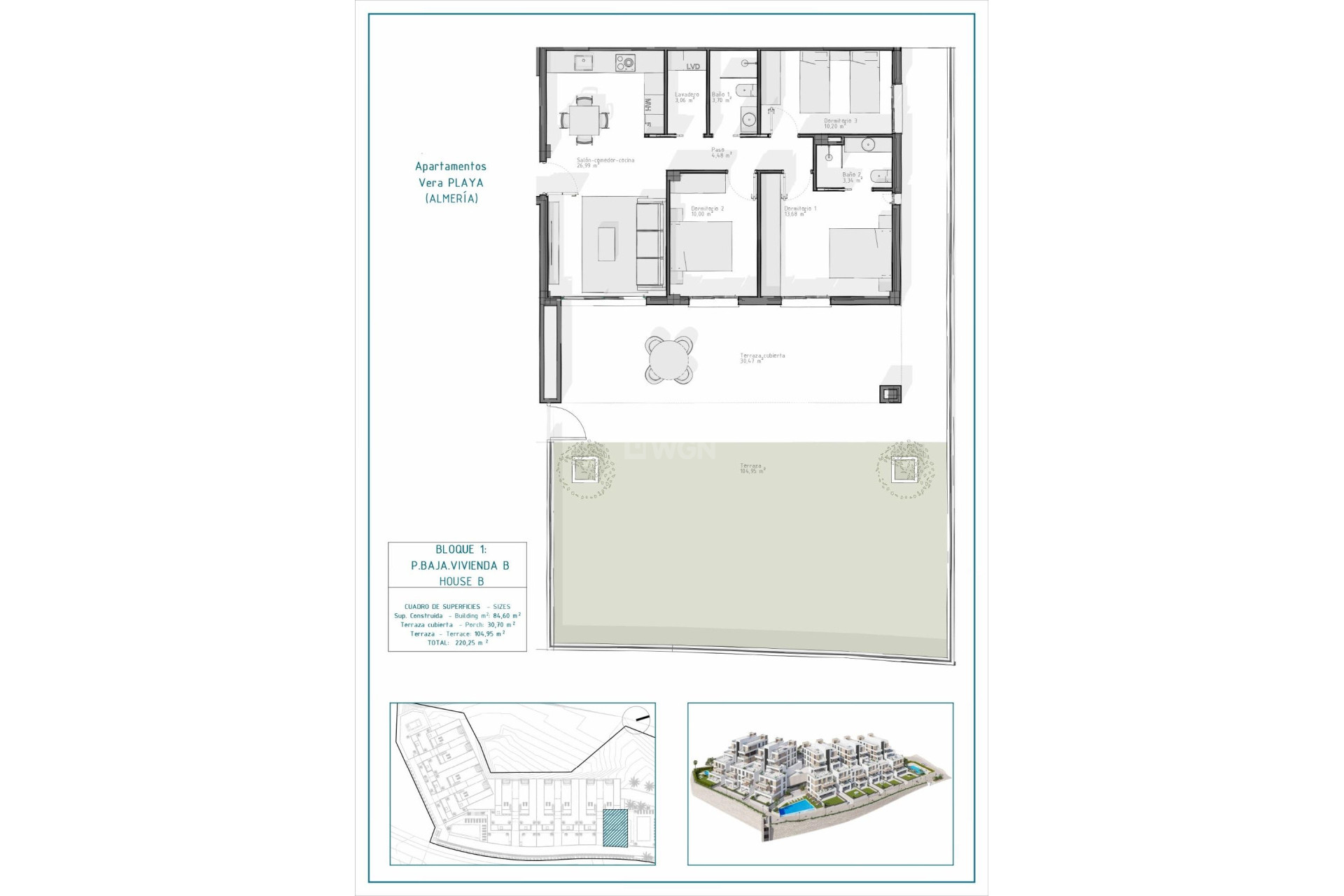 New Build - Apartment / flat - Vera - Pueblo Salinas