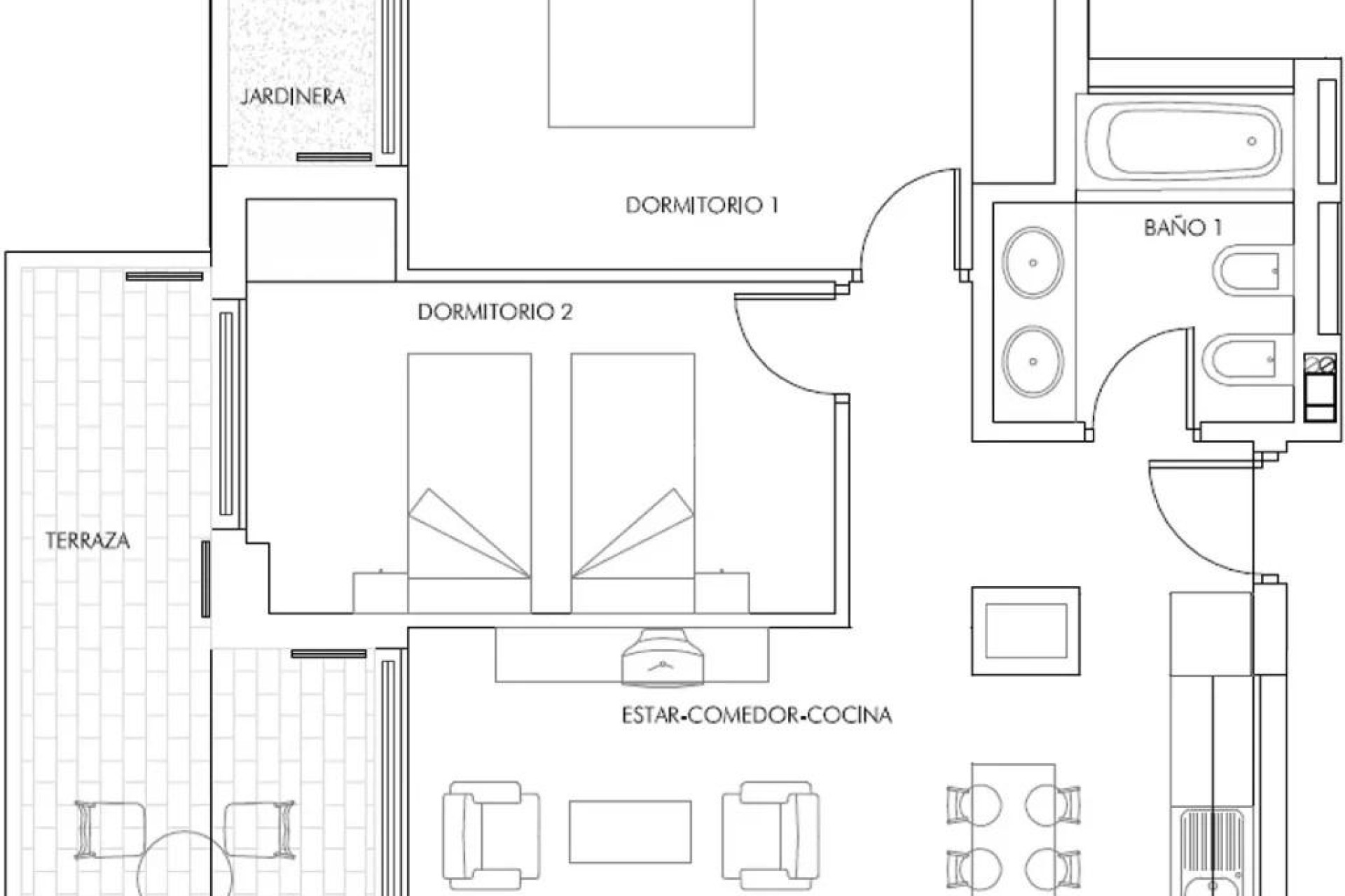 New Build - Apartment / flat - Vera - Puerto del Rey