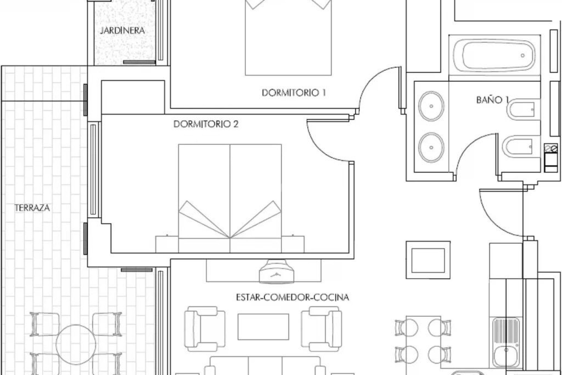 New Build - Apartment / flat - Vera - Puerto del Rey