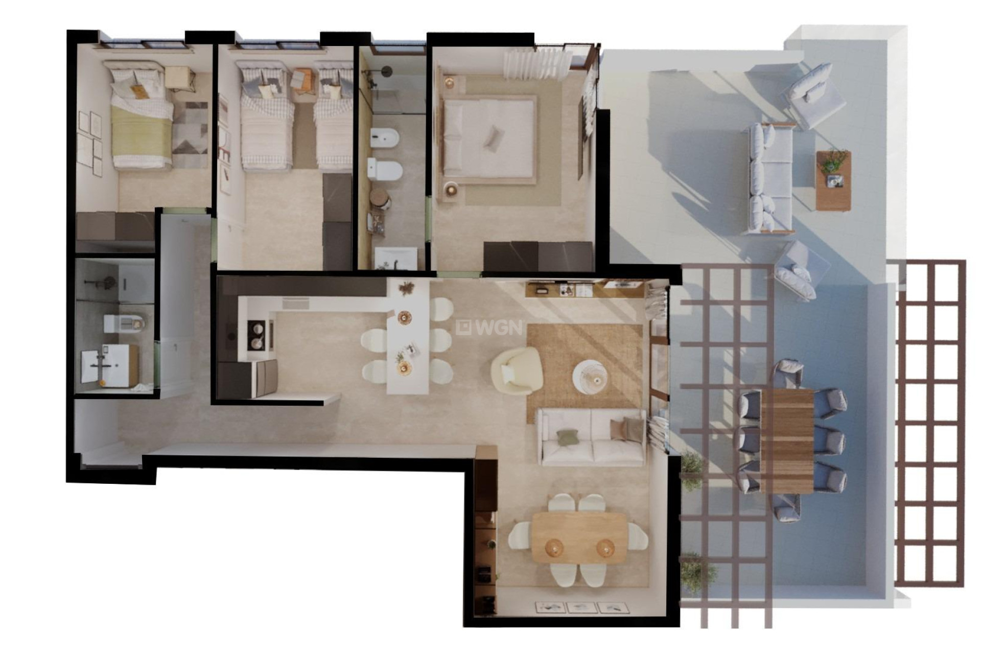 New Build - Apartment / flat - Vera - Vera Playa