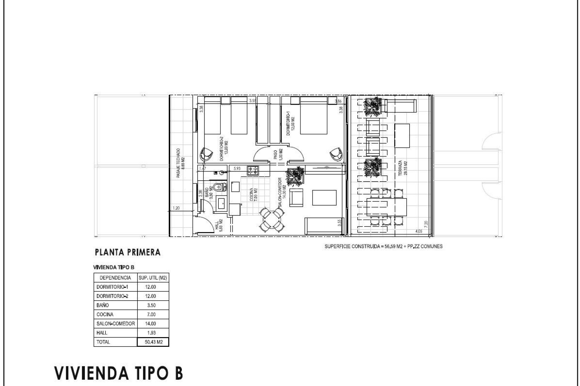 New Build - Apartment / flat - Vera - Vera Playa
