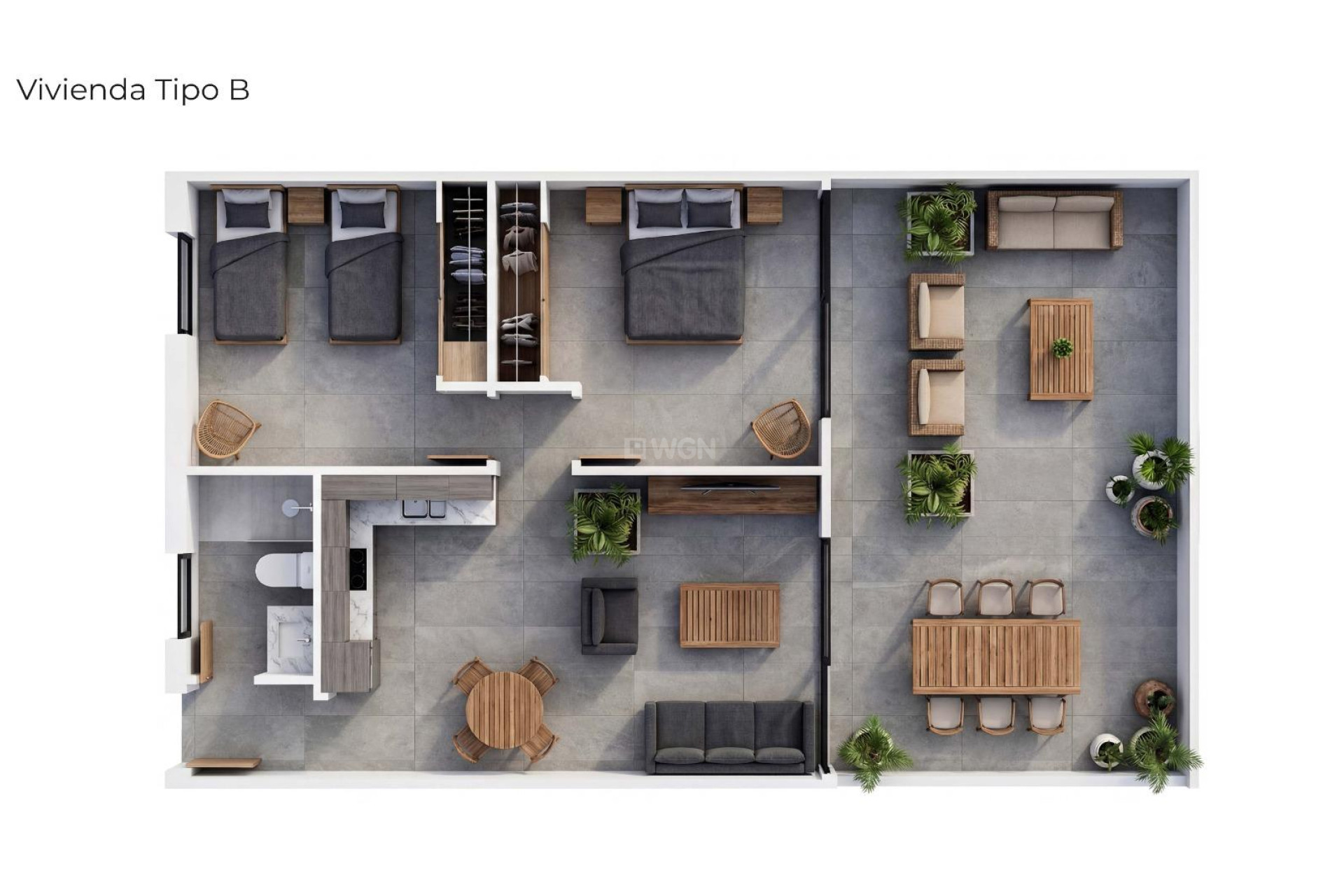 New Build - Apartment / flat - Vera - Vera Playa