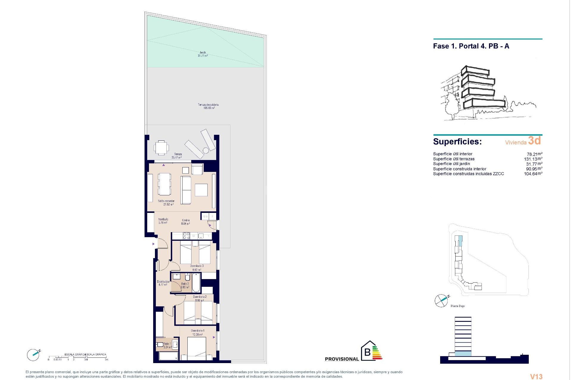 New Build - Ground floor apartment - Alicante - PAU 1