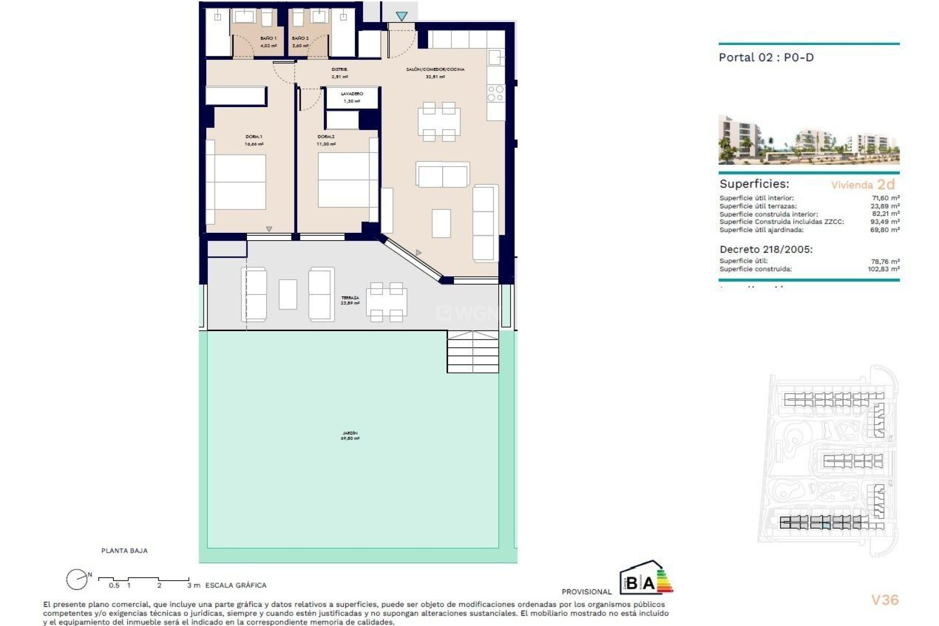 New Build - Ground floor apartment - Almerimar