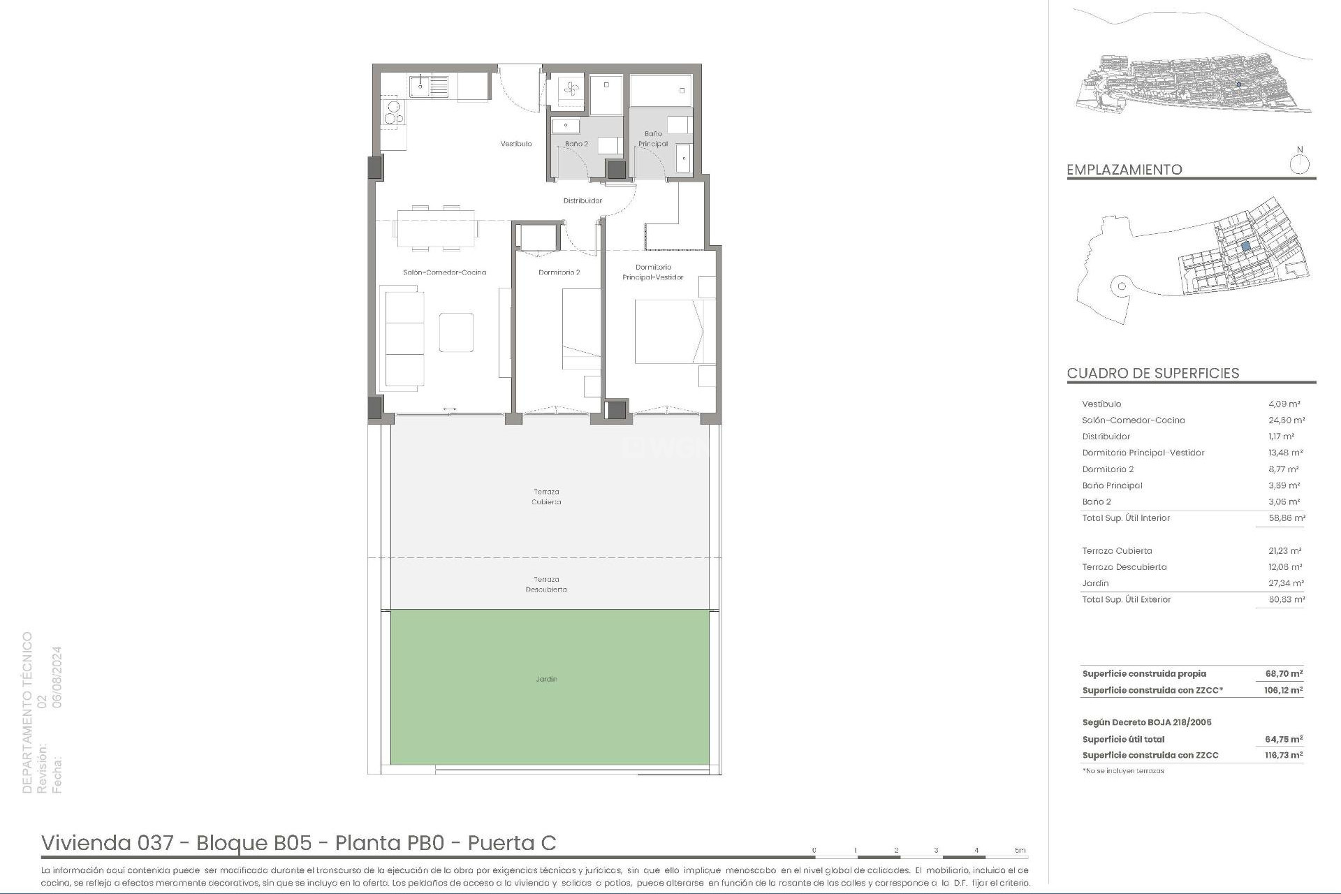 New Build - Ground Floor Bungalow - Mojacar - Playa Macenas (Mojácar)