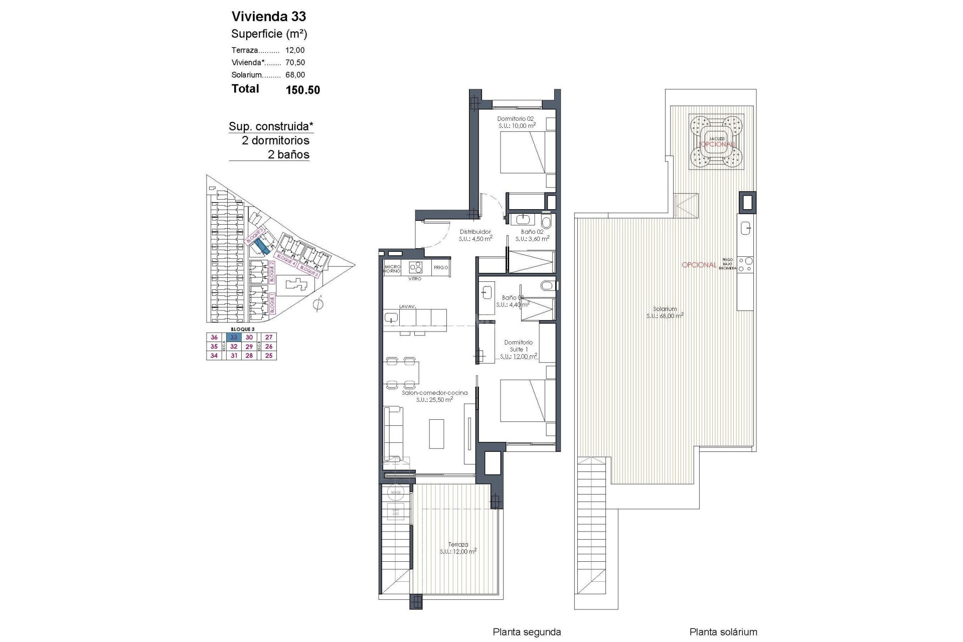 New Build - Penthouse - Los Alcázares - Serena Golf