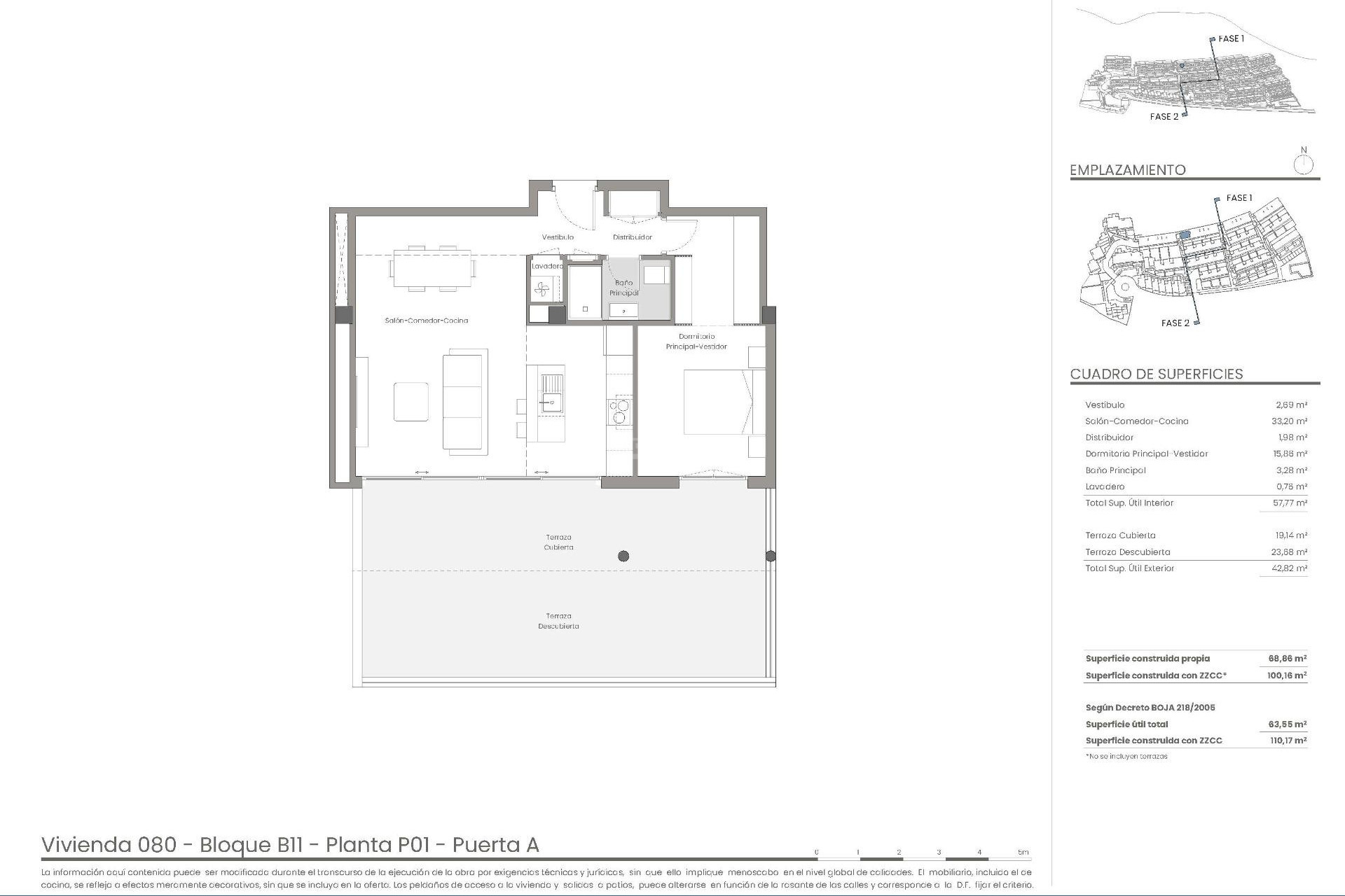 New Build - Top Floor Bungalow - Mojacar - Playa Macenas (Mojácar)