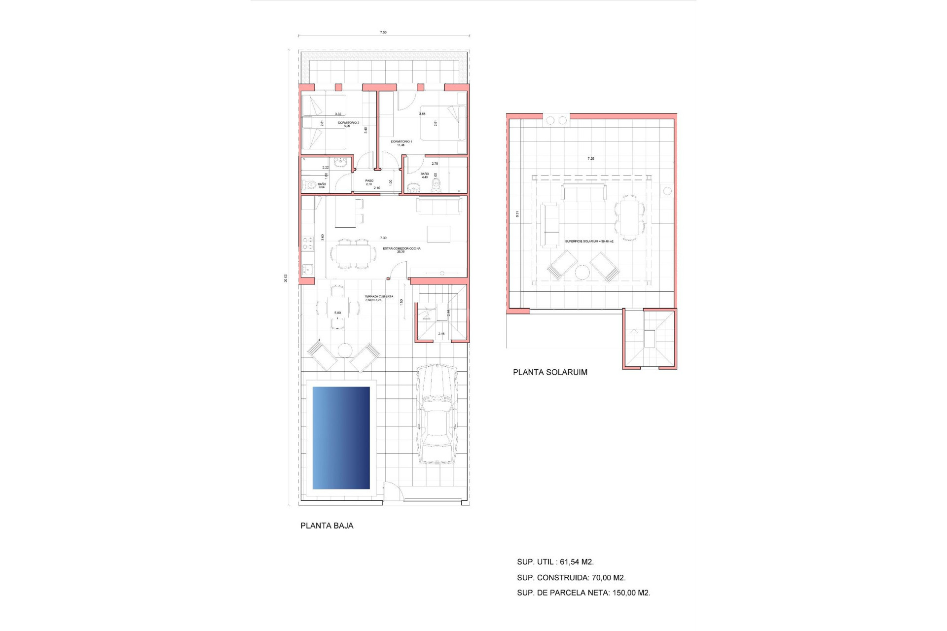 New Build - Townhouse - Fuente Álamo - La Pinilla