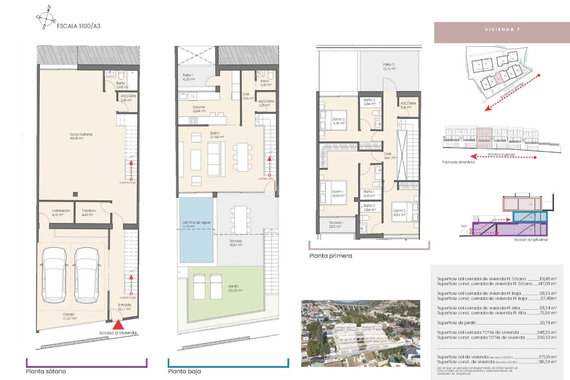 New Build - Townhouse - Málaga - Pedregalejo