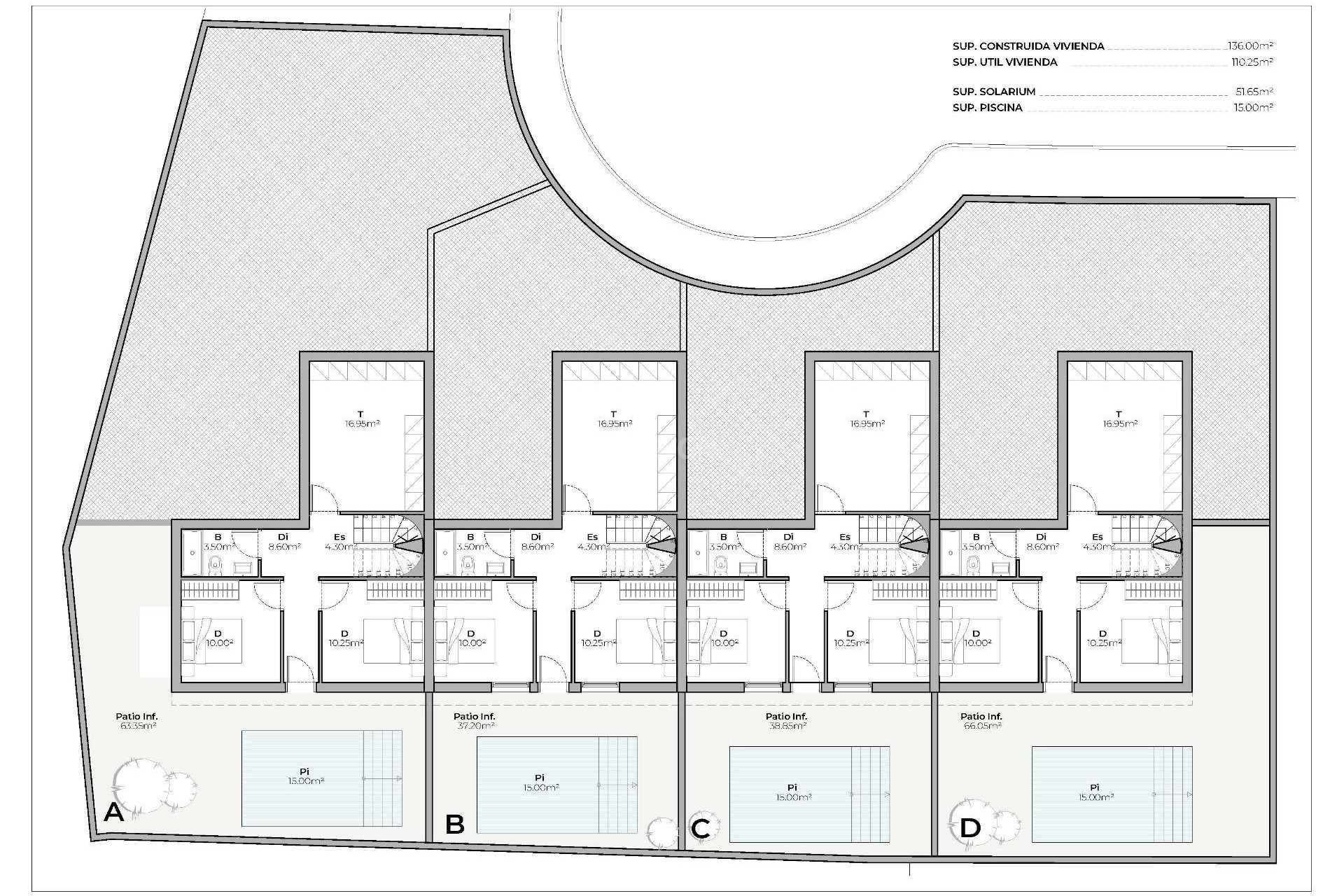 New Build - Townhouse - Mazarron - Country Club