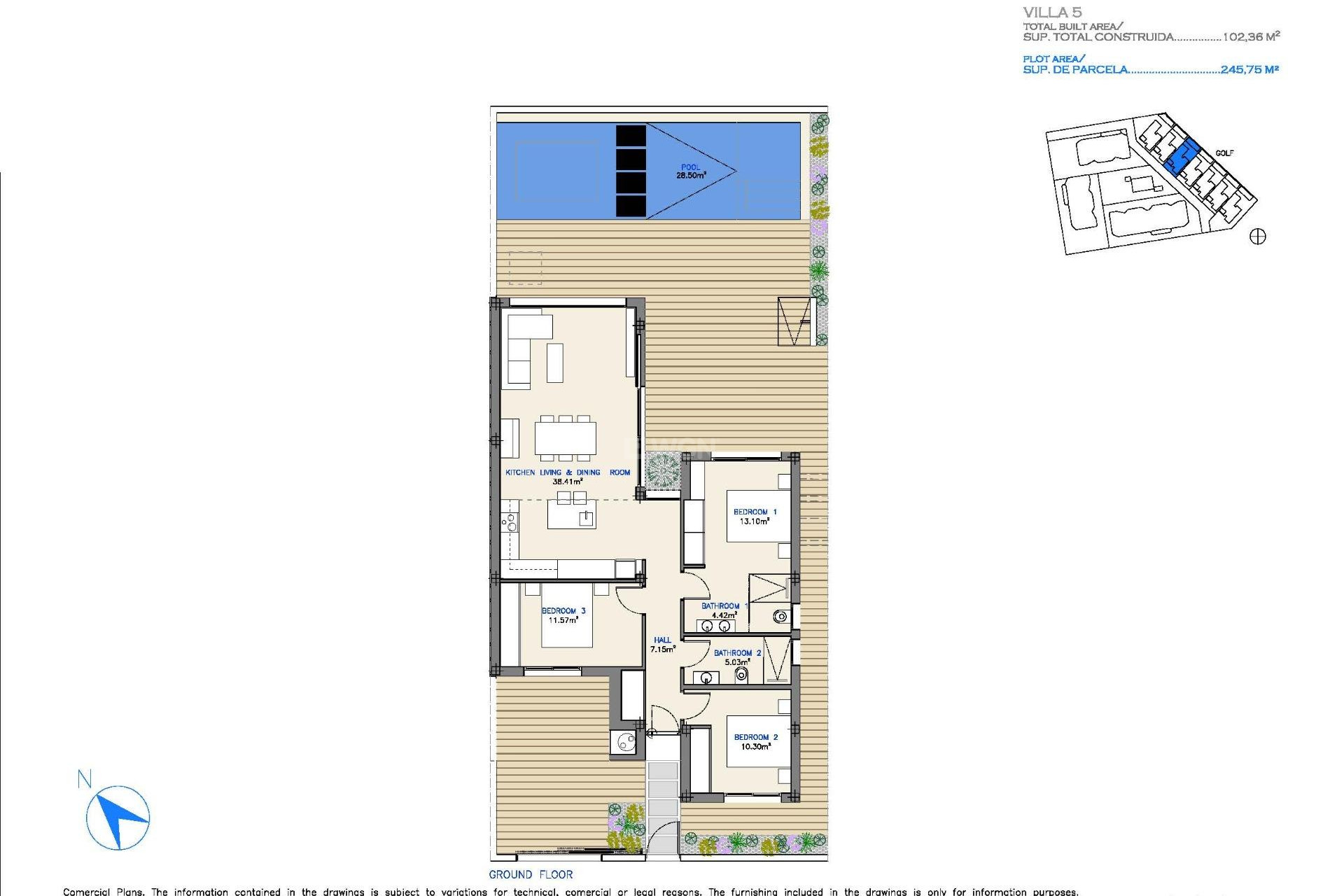 New Build - Villa - Los Alcázares - Serena Golf