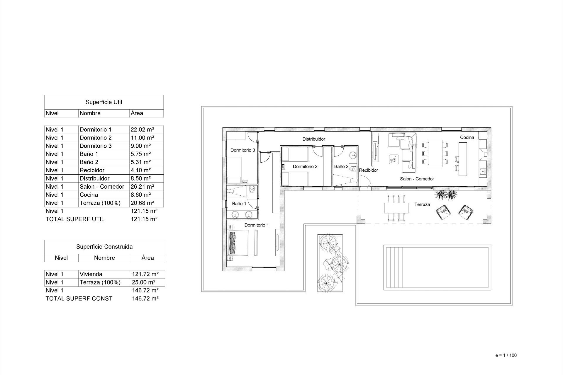 New Build - Villa - Pinoso - Lel