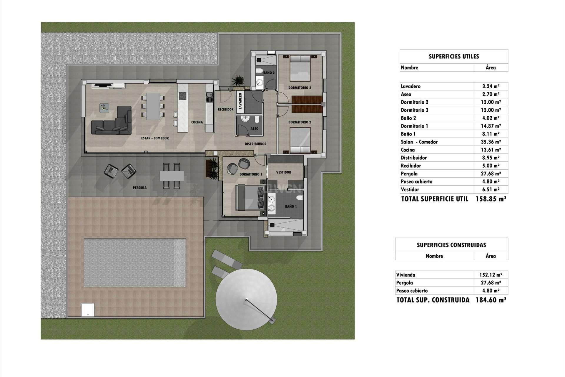 New Build - Villa - Pinoso - Lel