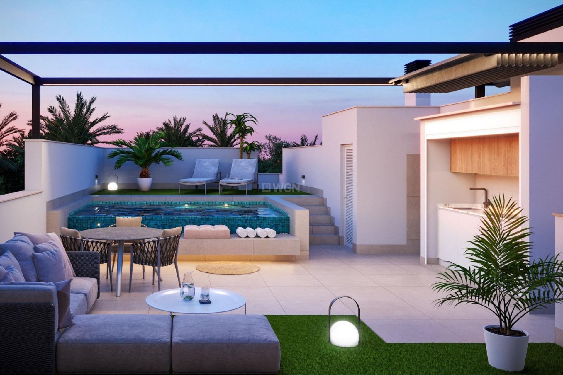 Nowy budynek - Bungalow - Pilar de la Horadada - parques de Andromeda