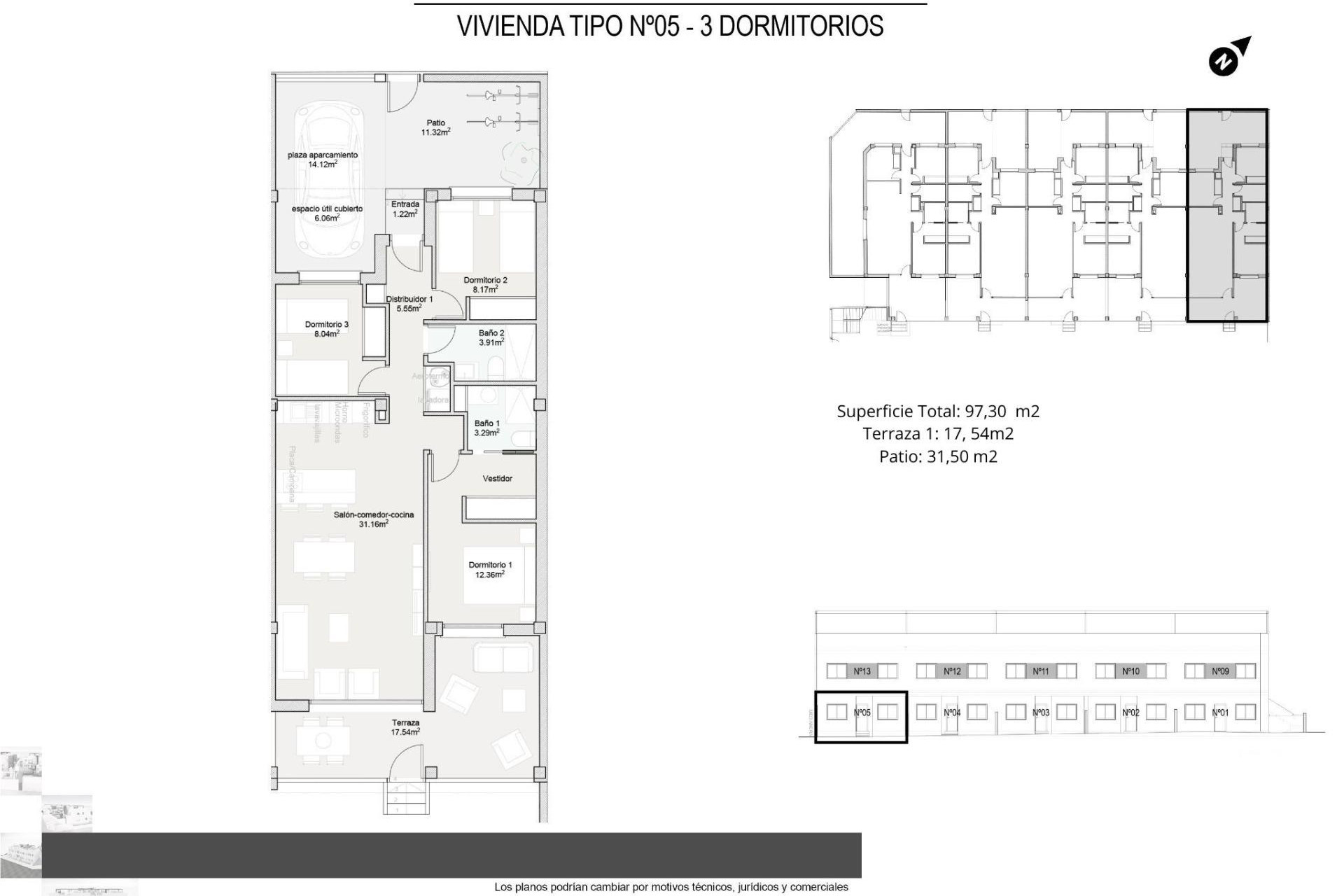 Nowy budynek - Bungalow - Pilar de la Horadada - pueblo