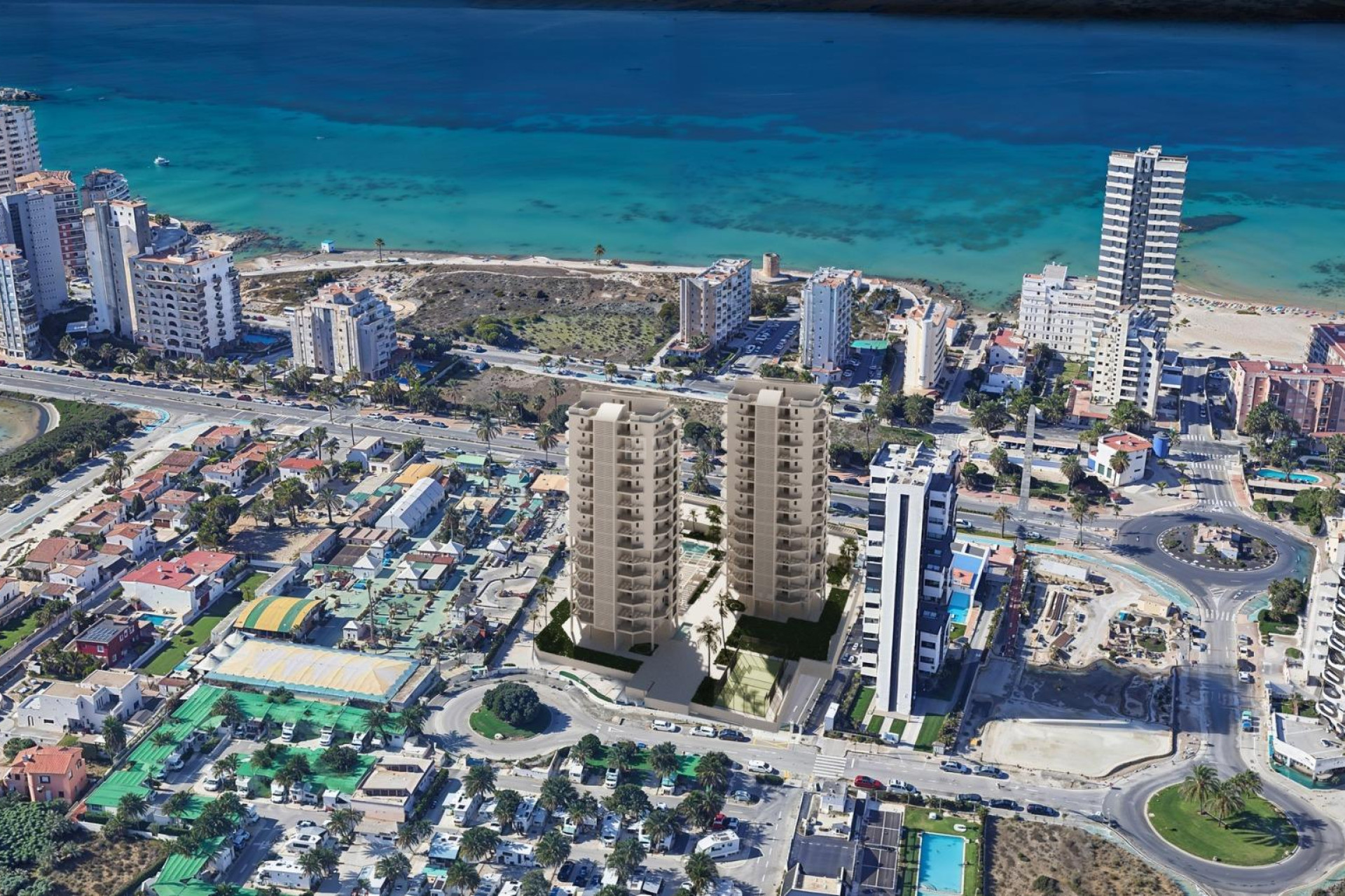Nowy budynek - Daszek - Calpe - Playa Arenal
