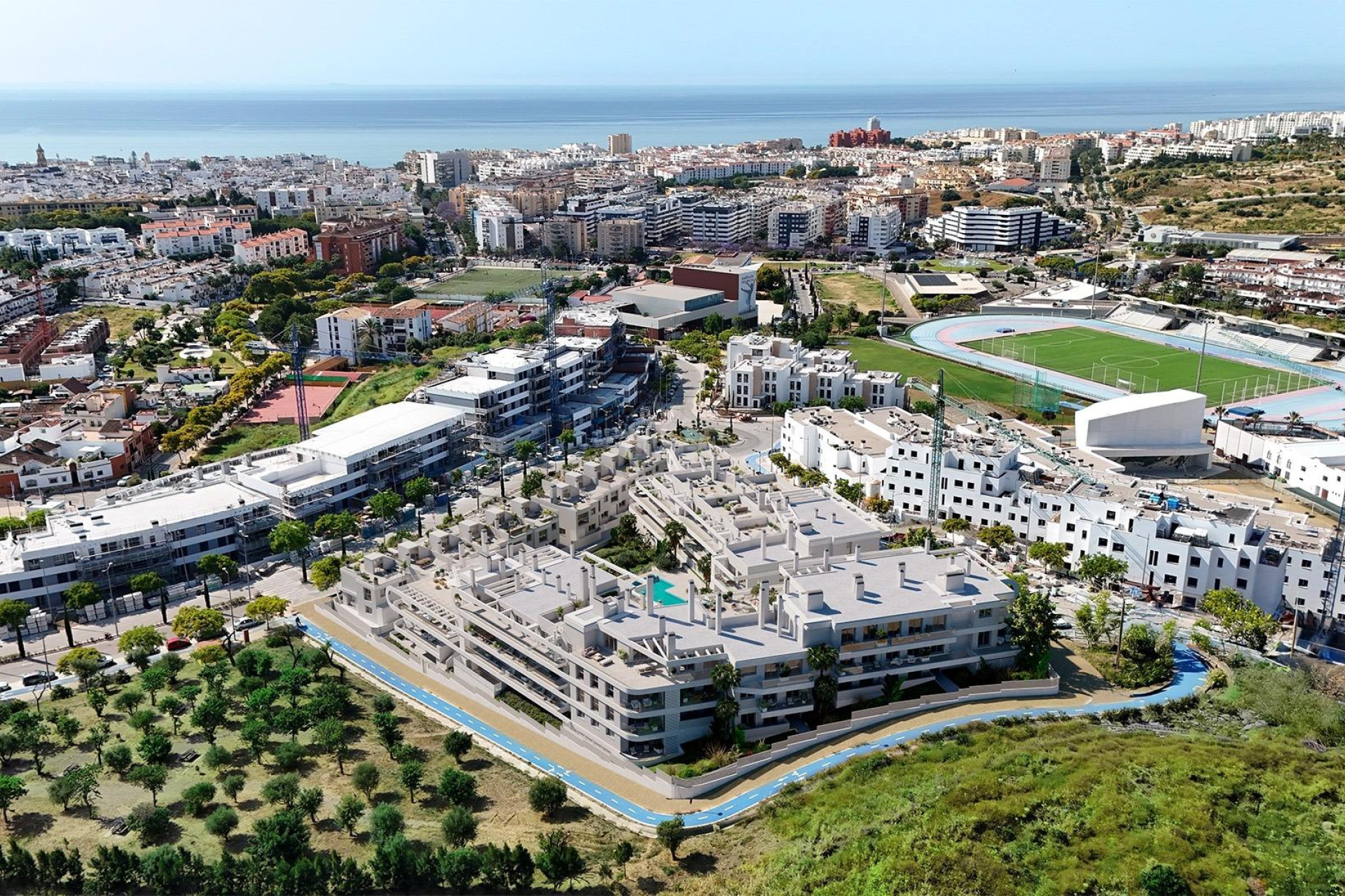 Nowy budynek - Daszek - Estepona - Polideportivo