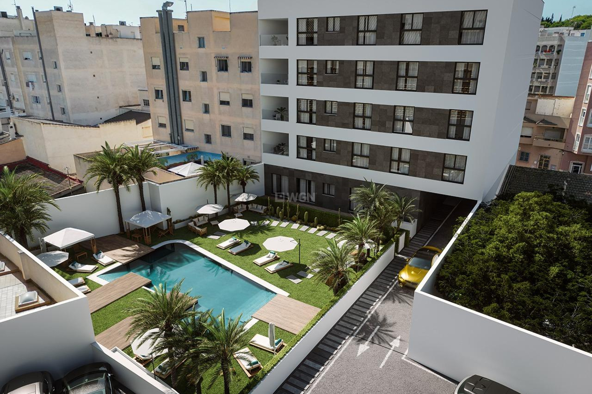 Nowy budynek - Daszek - Guardamar del Segura - Pueblo