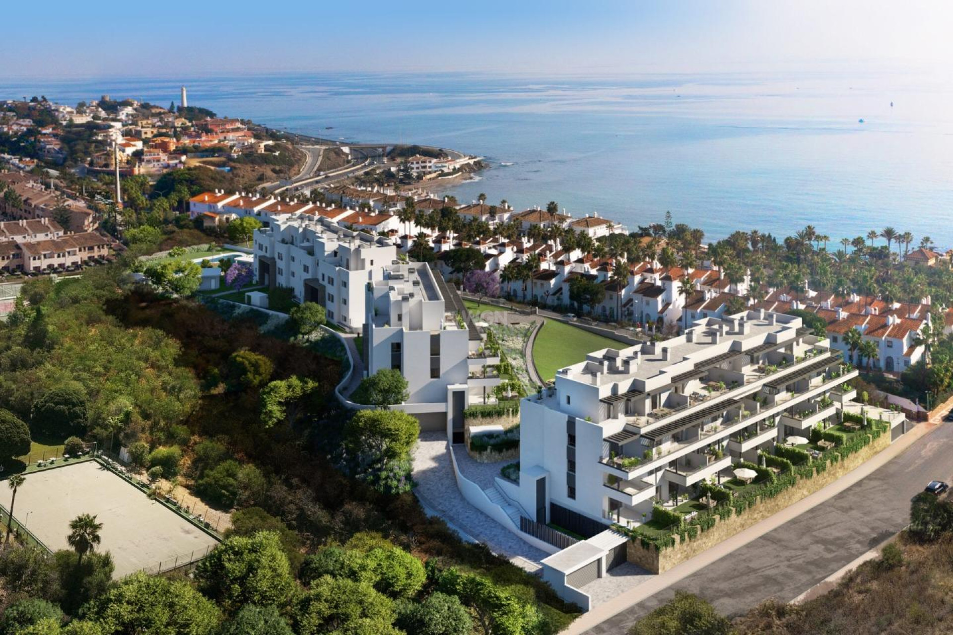 Nowy budynek - Daszek - Mijas - Playa Marina