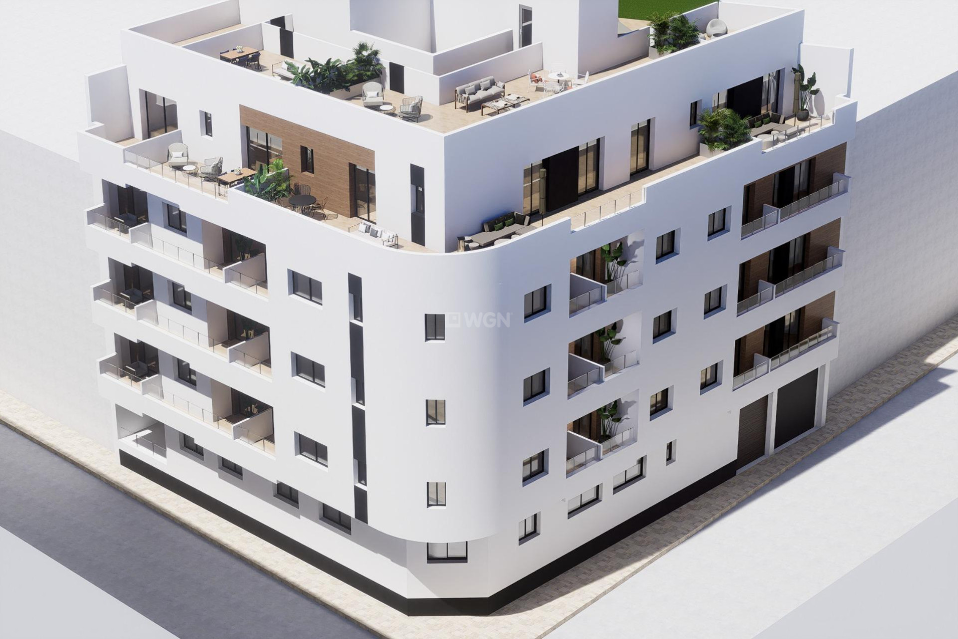 Nowy budynek - Daszek - Torrevieja - pueblo