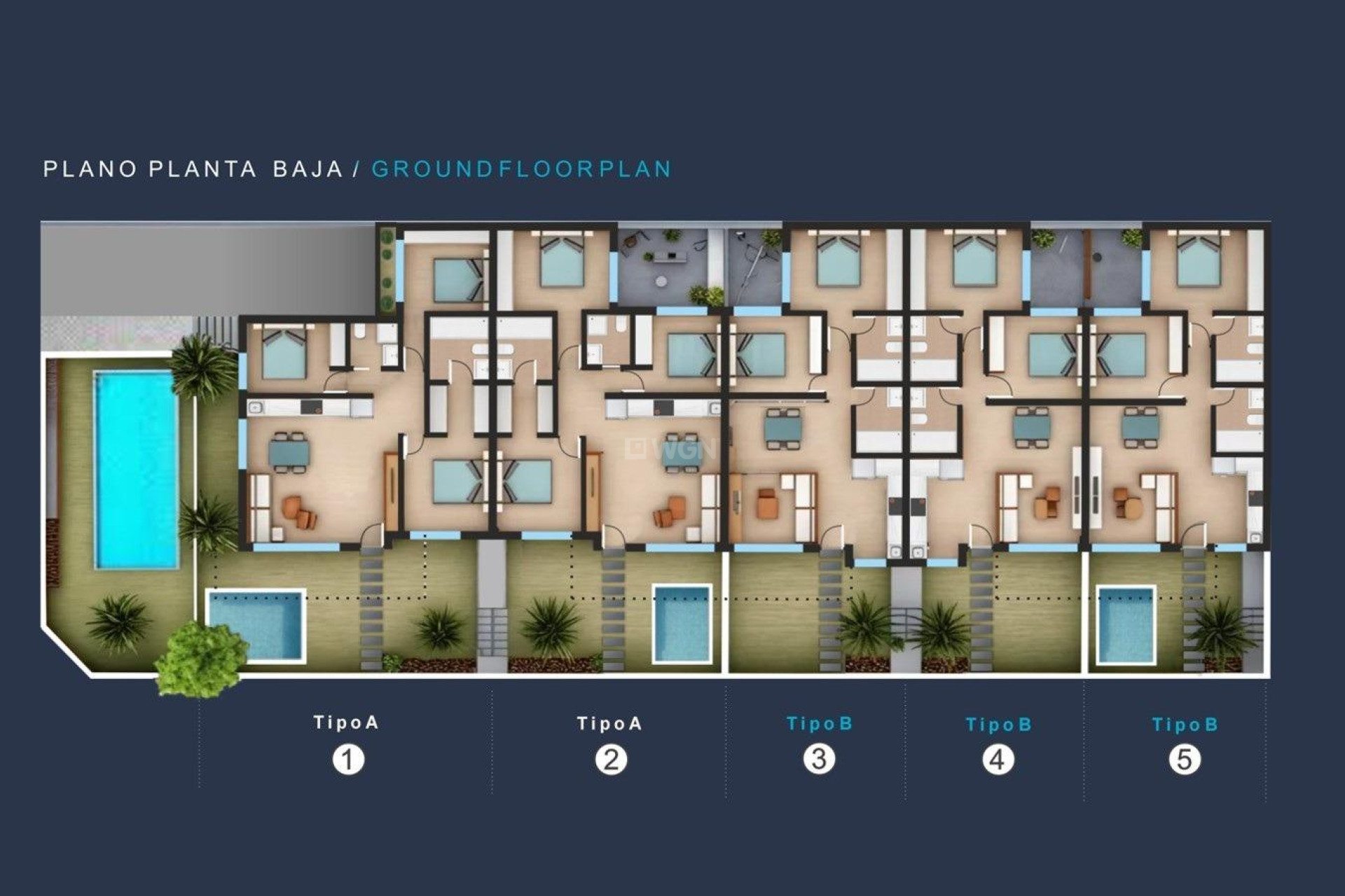 Nowy budynek - Ground Floor Bungalow - San Pedro del Pinatar - Los Pinos