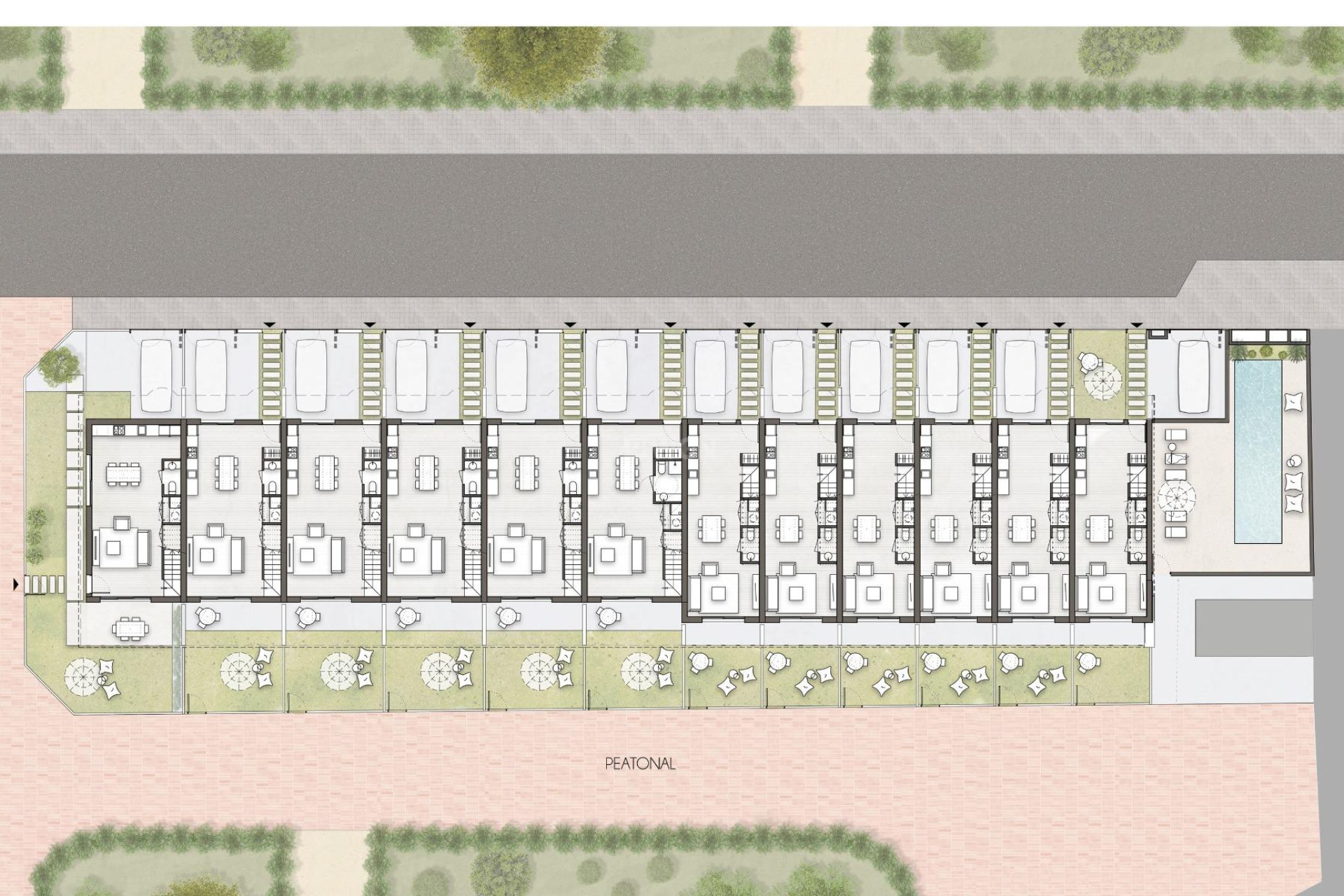Nowy budynek - Kamienica - Pilar de la Horadada - pueblo