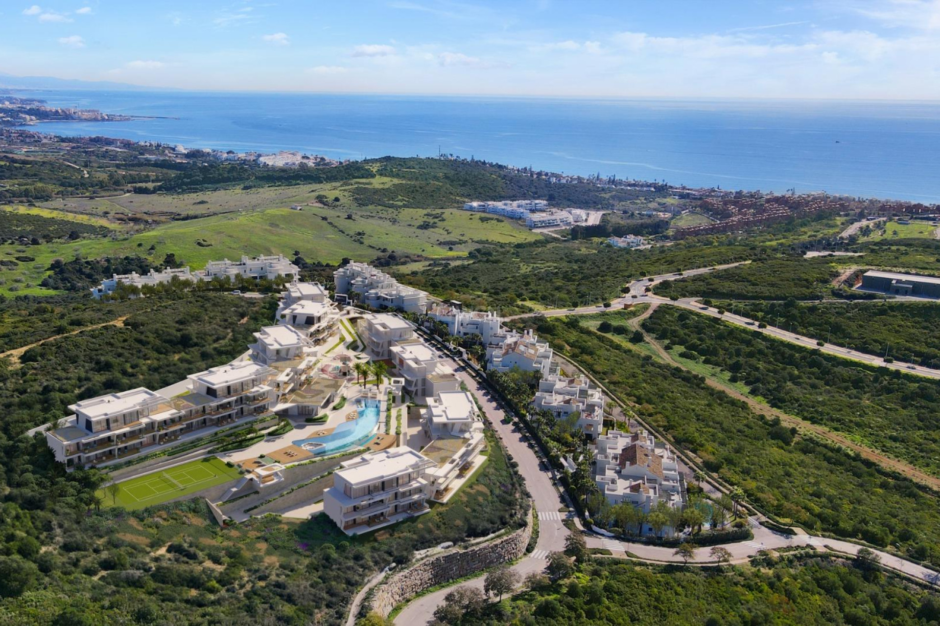 Nowy budynek - Mieszkanie w bloku - Casares - Finca Cortesín