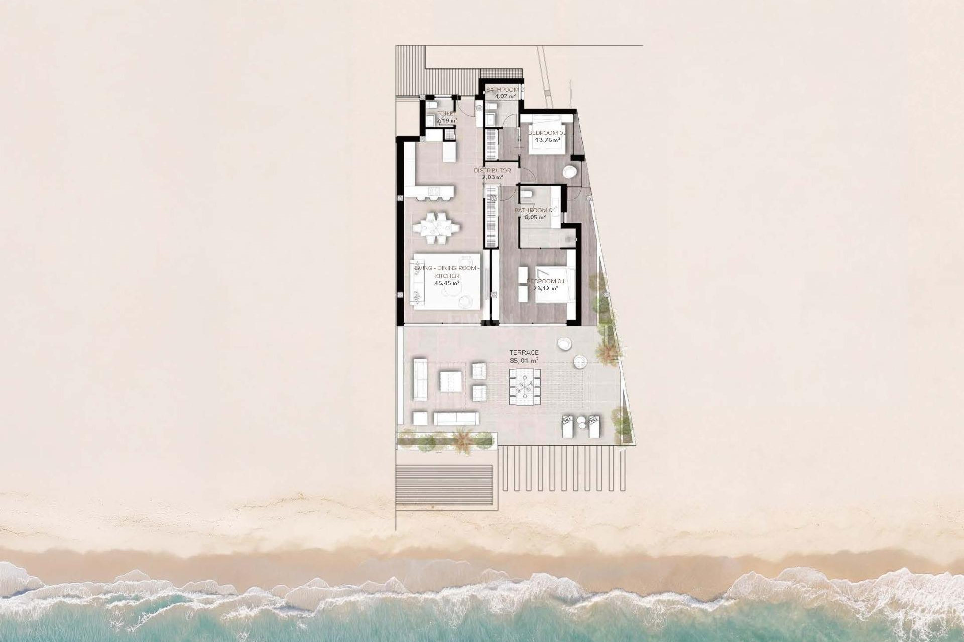 Nowy budynek - Mieszkanie w bloku - Estepona - Playa del Cristo