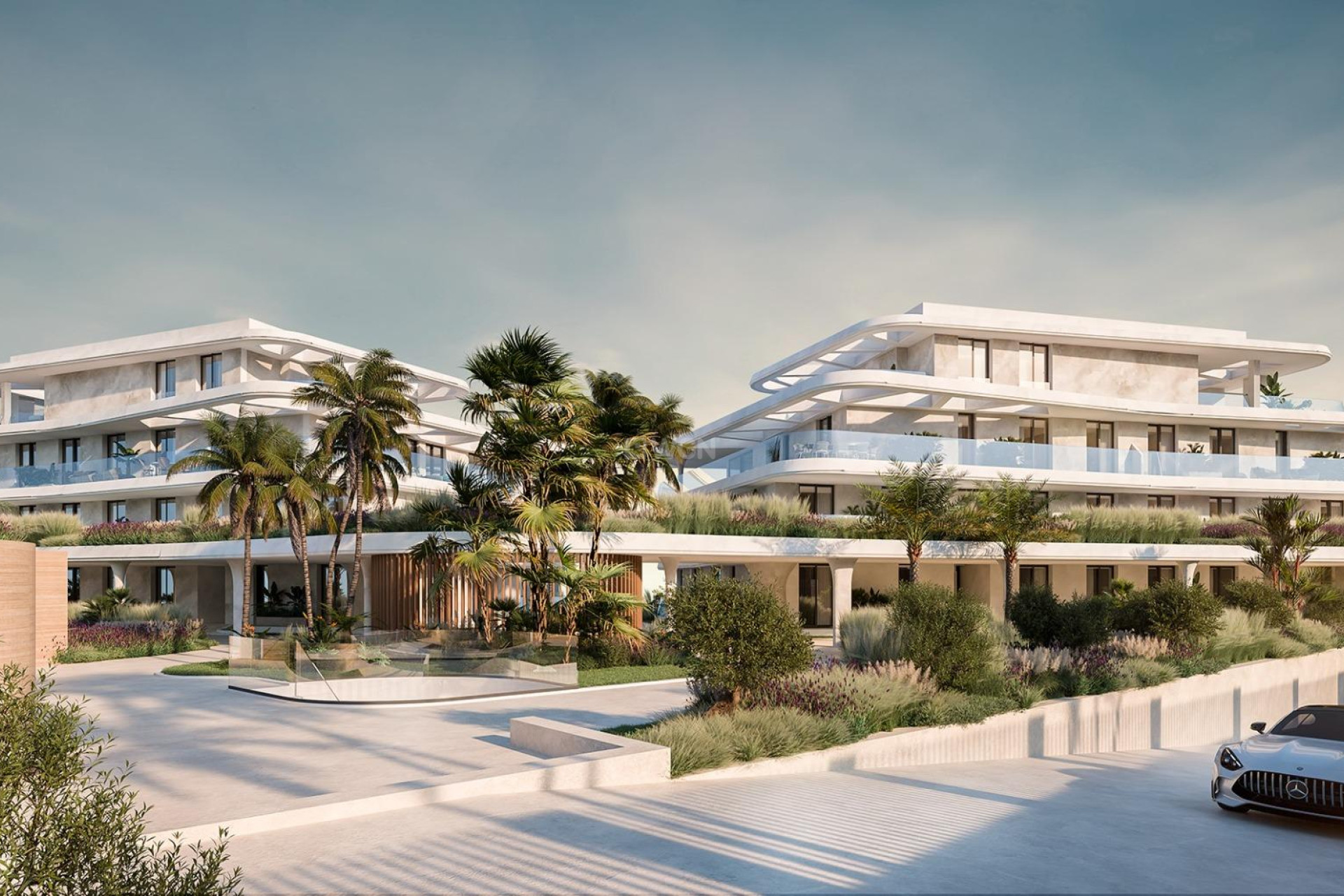 Nowy budynek - Mieszkanie w bloku - Estepona - Taraje